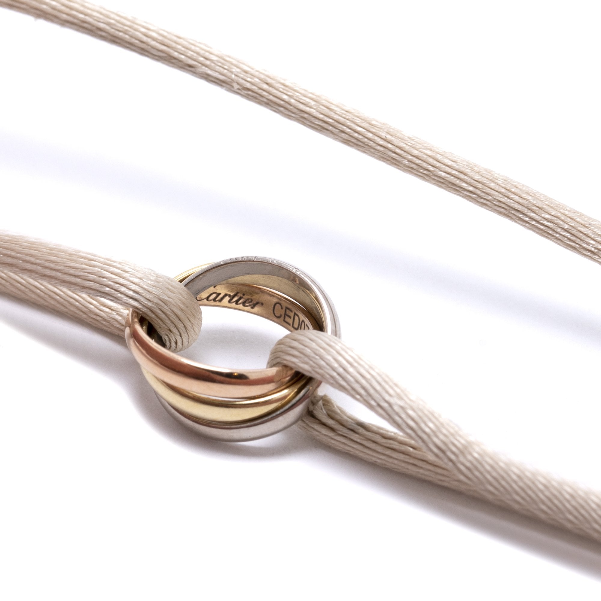 Cartier Trinity Cord Bracelet – OLIVER'S
