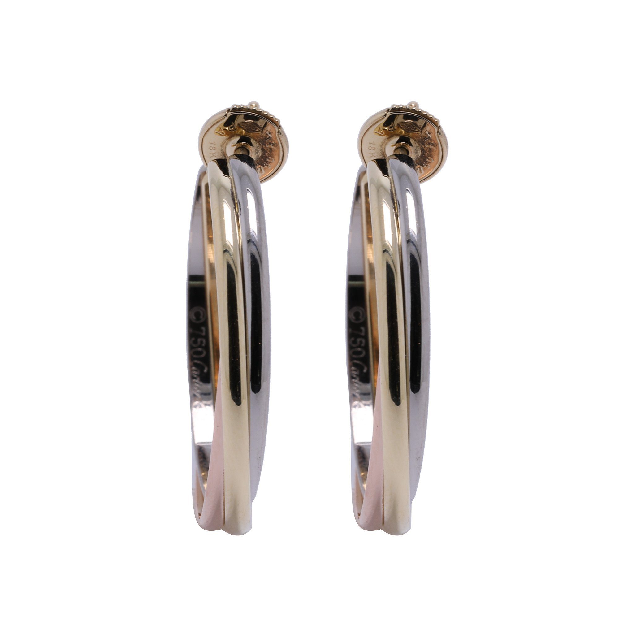 Cartier Trinity Hoop Earrings