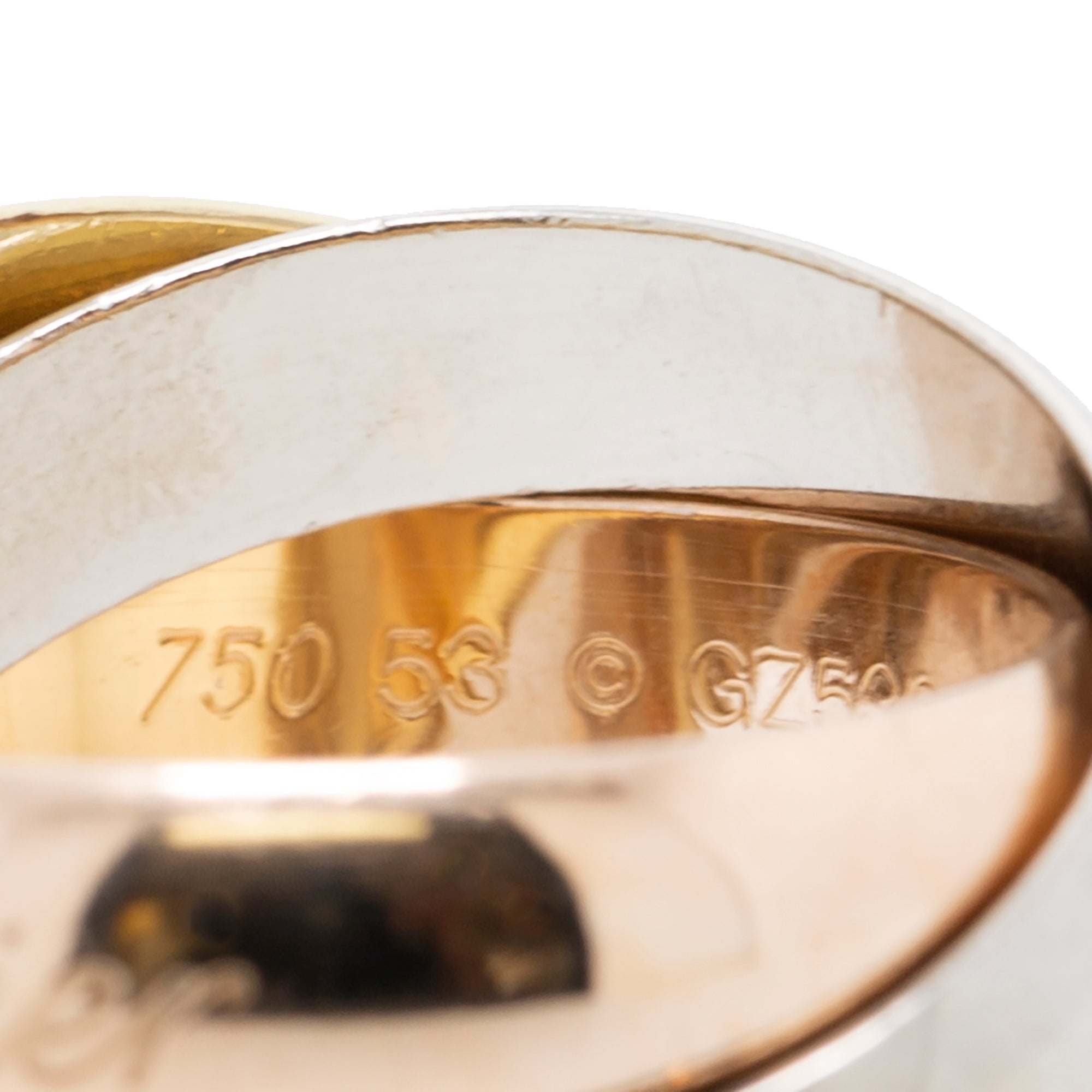 Cartier Trinity Rolling Ring, Large Model w/ Box & Certificate