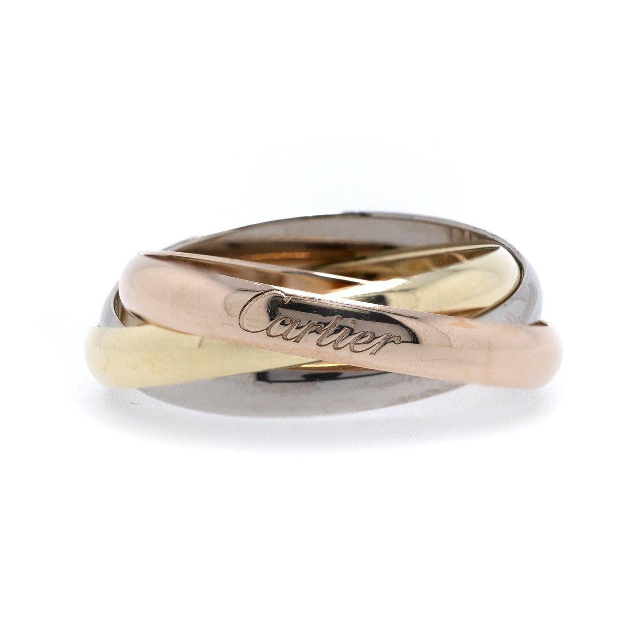 Cartier Trinity Rolling Ring, Small Model w/ Box & Certificate