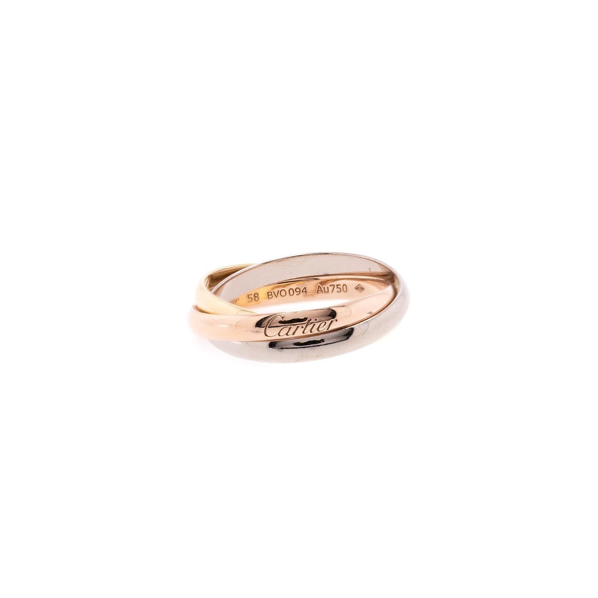 Cartier Trinity Rolling Ring, Small Model