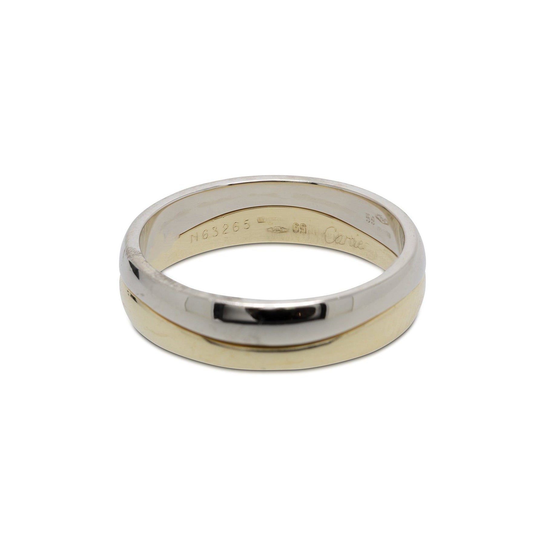 Cartier Two-Tone Love Me Ring Set Band