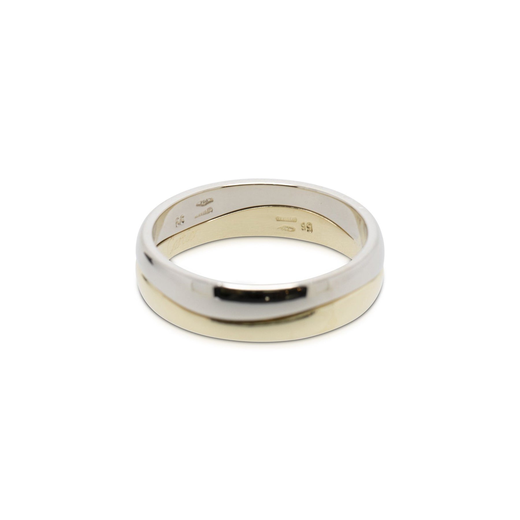 Cartier Two-Tone Love Me Ring Set Band