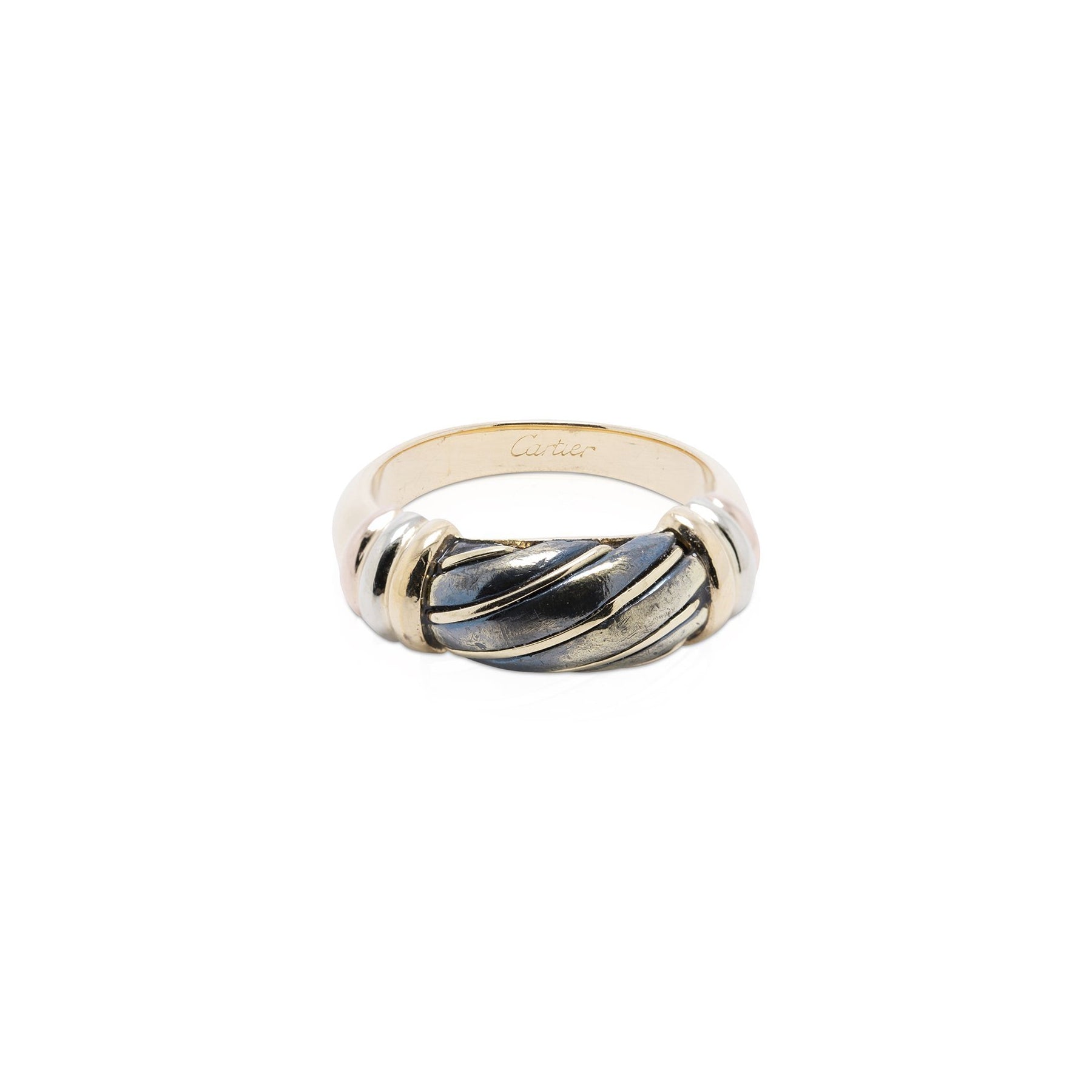 Cartier Vintage Hematite Trinity Ring