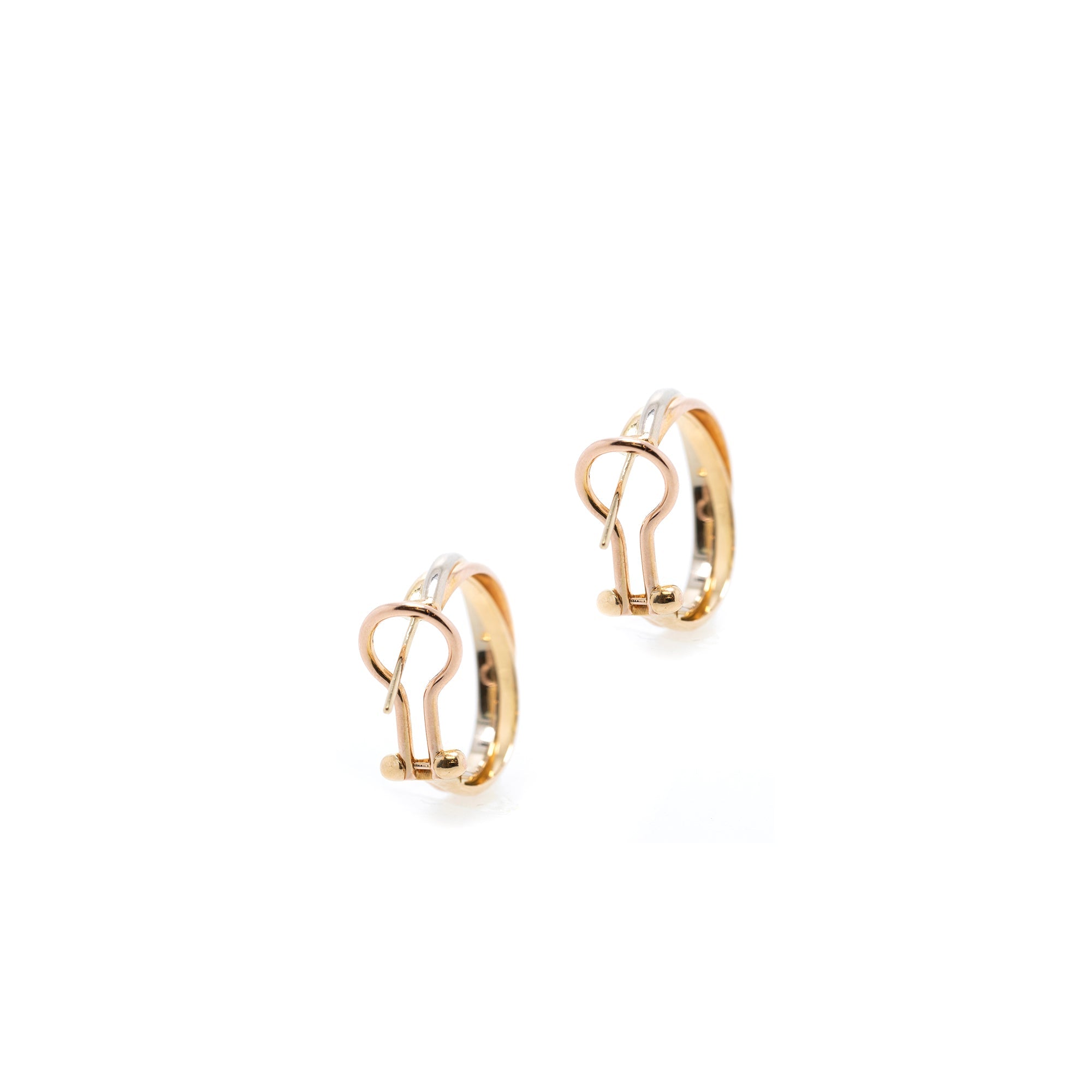 Cartier Vintage Trinity Hoop Earrings