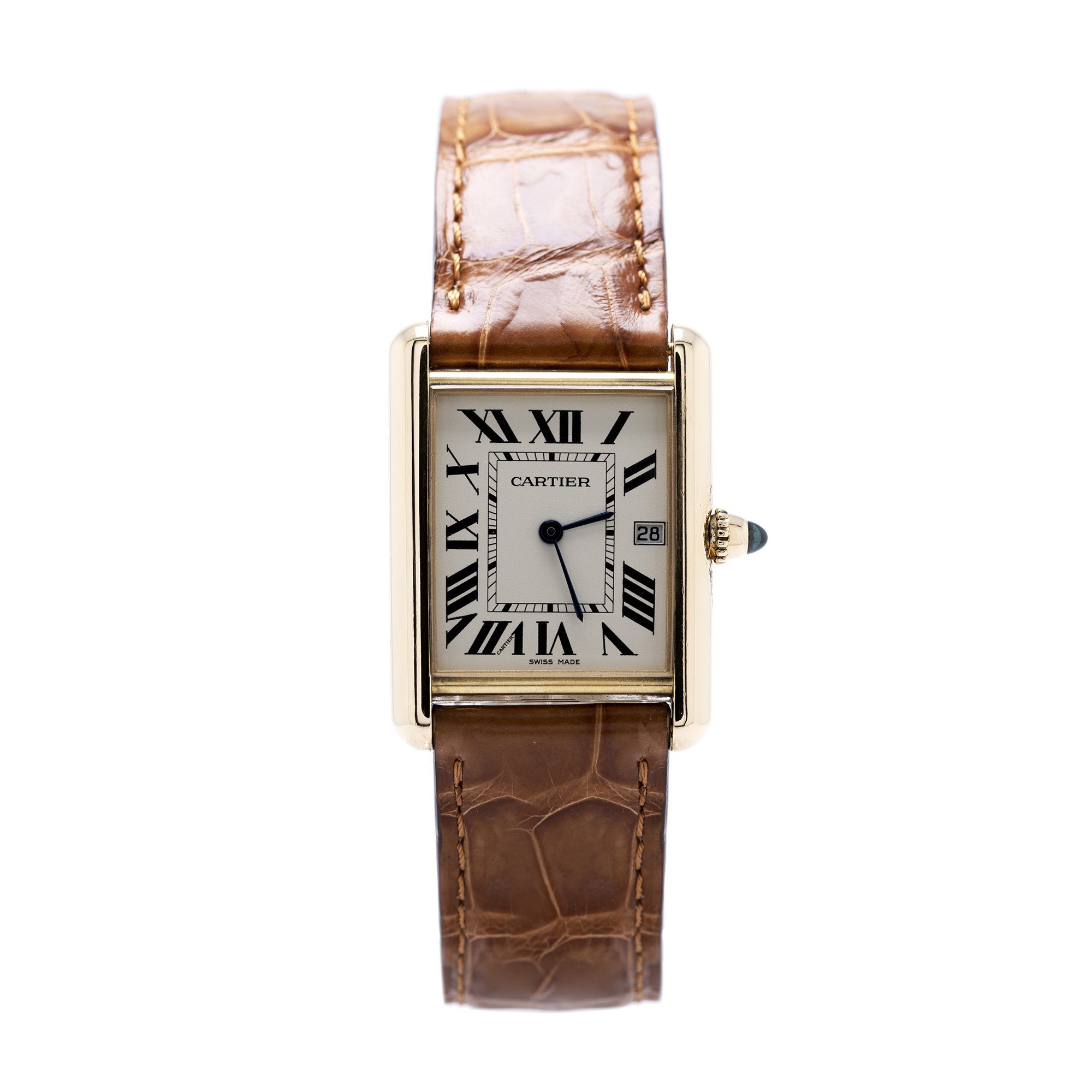 Cartier Yellow Gold Tank Watch, Large Model