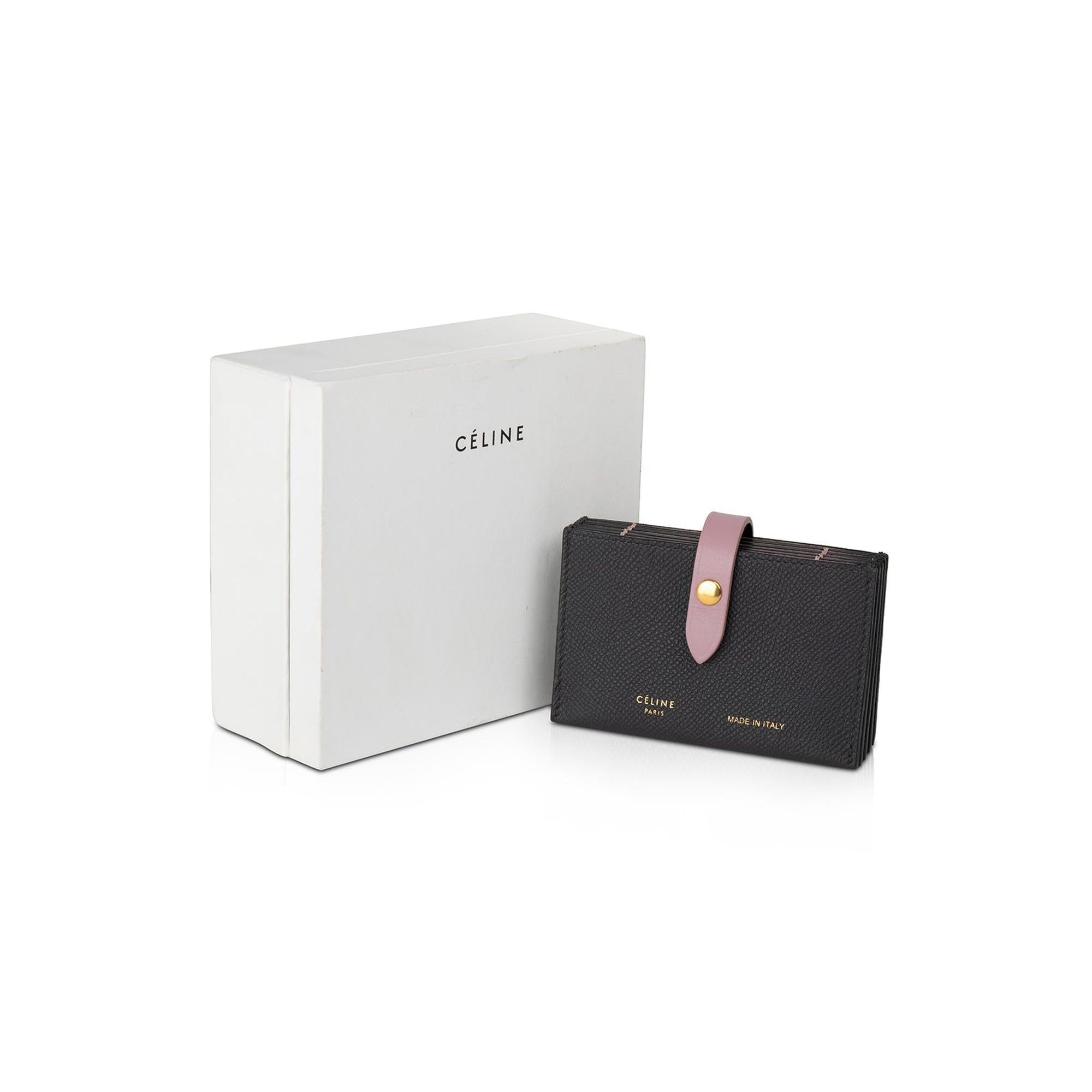 Celine Accordion Card Holder w/ Box