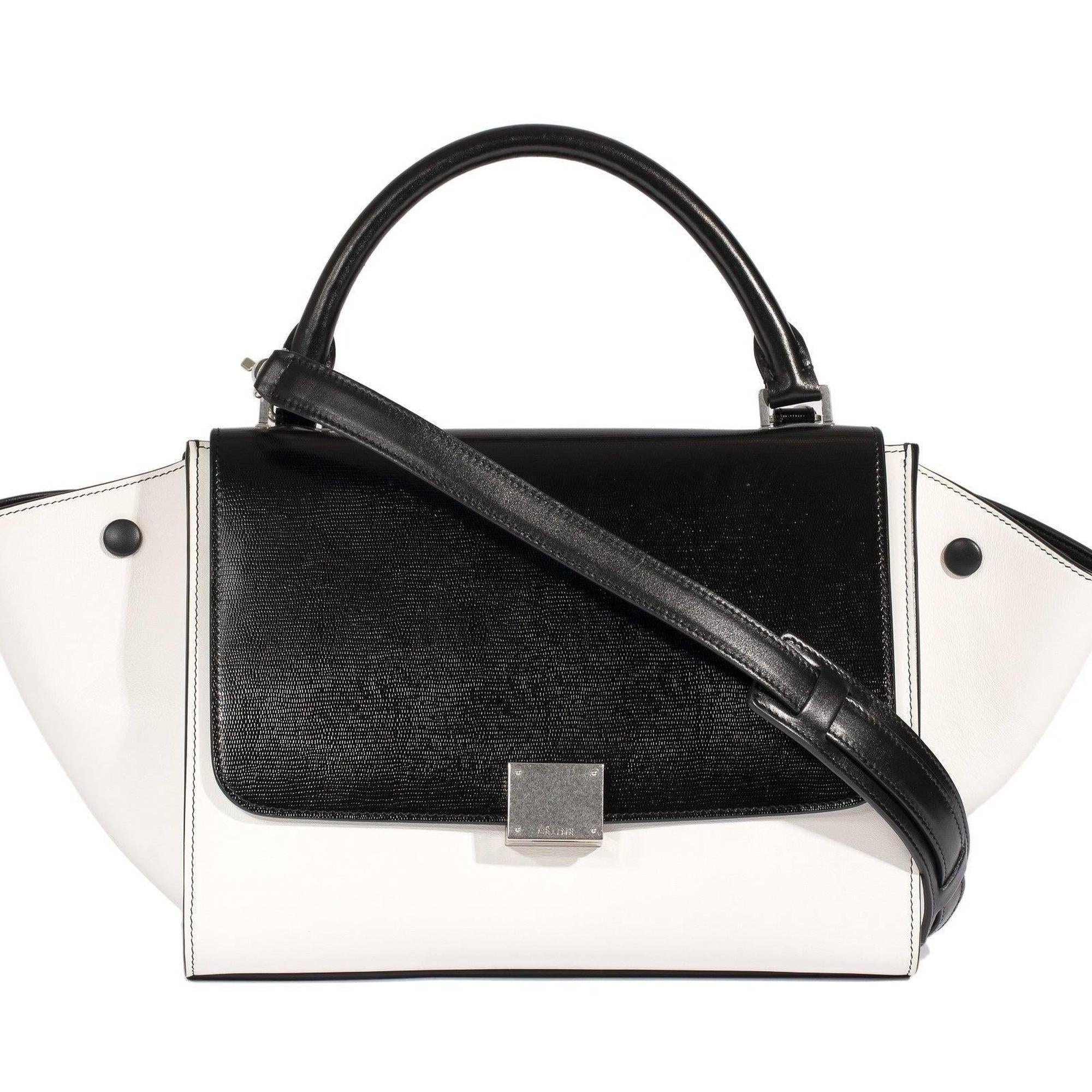 Celine Bicolour Small Trapeze Bag