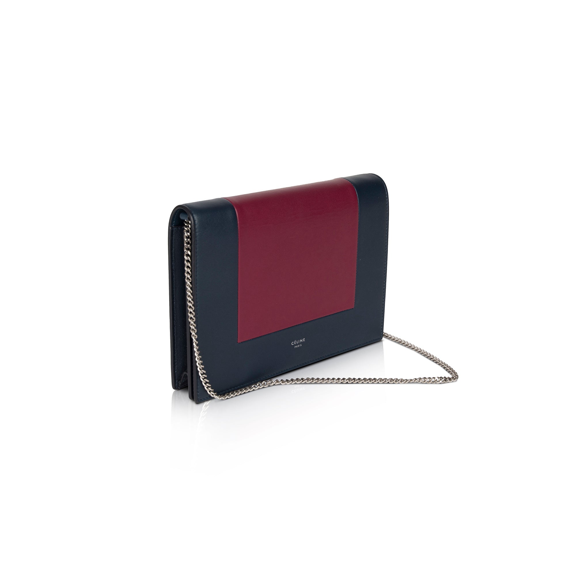 Celine Frame Evening Clutch on Chain