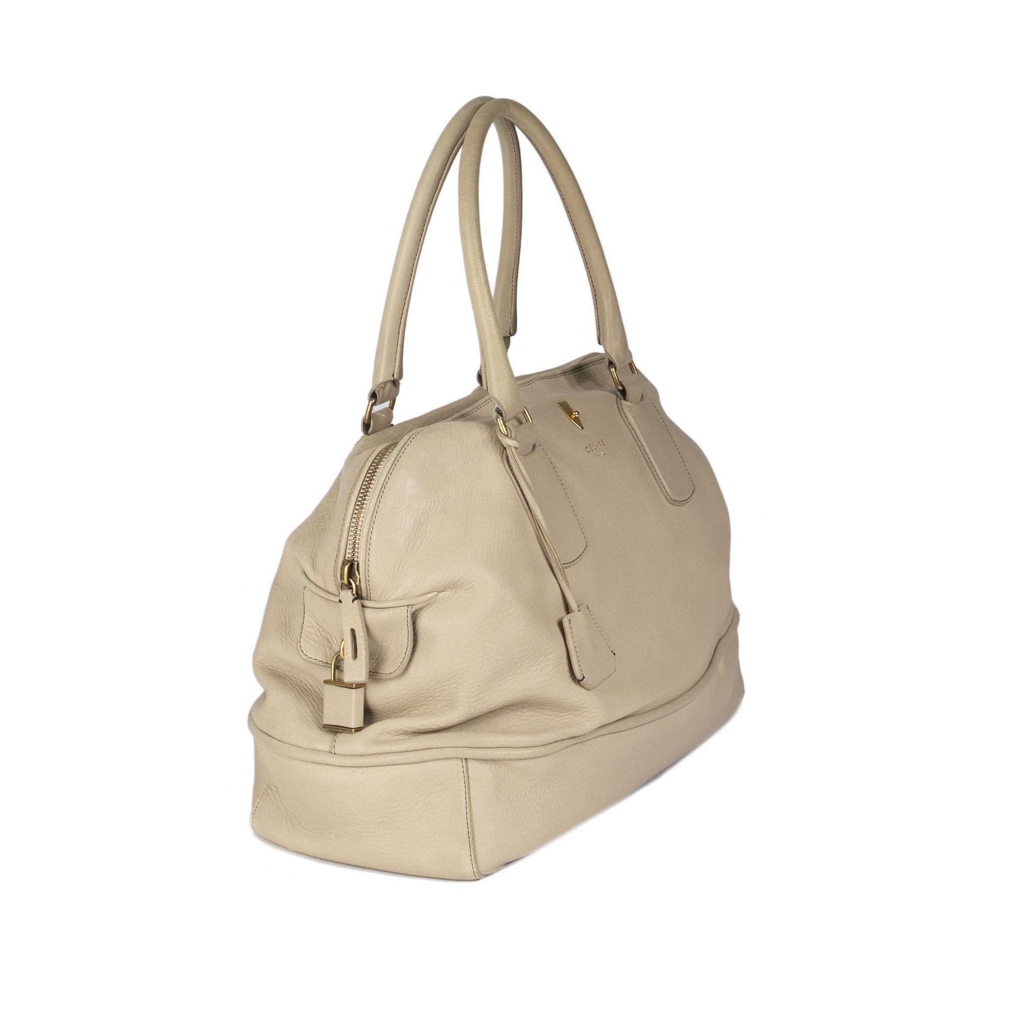 Celine Leather Bowling Bag