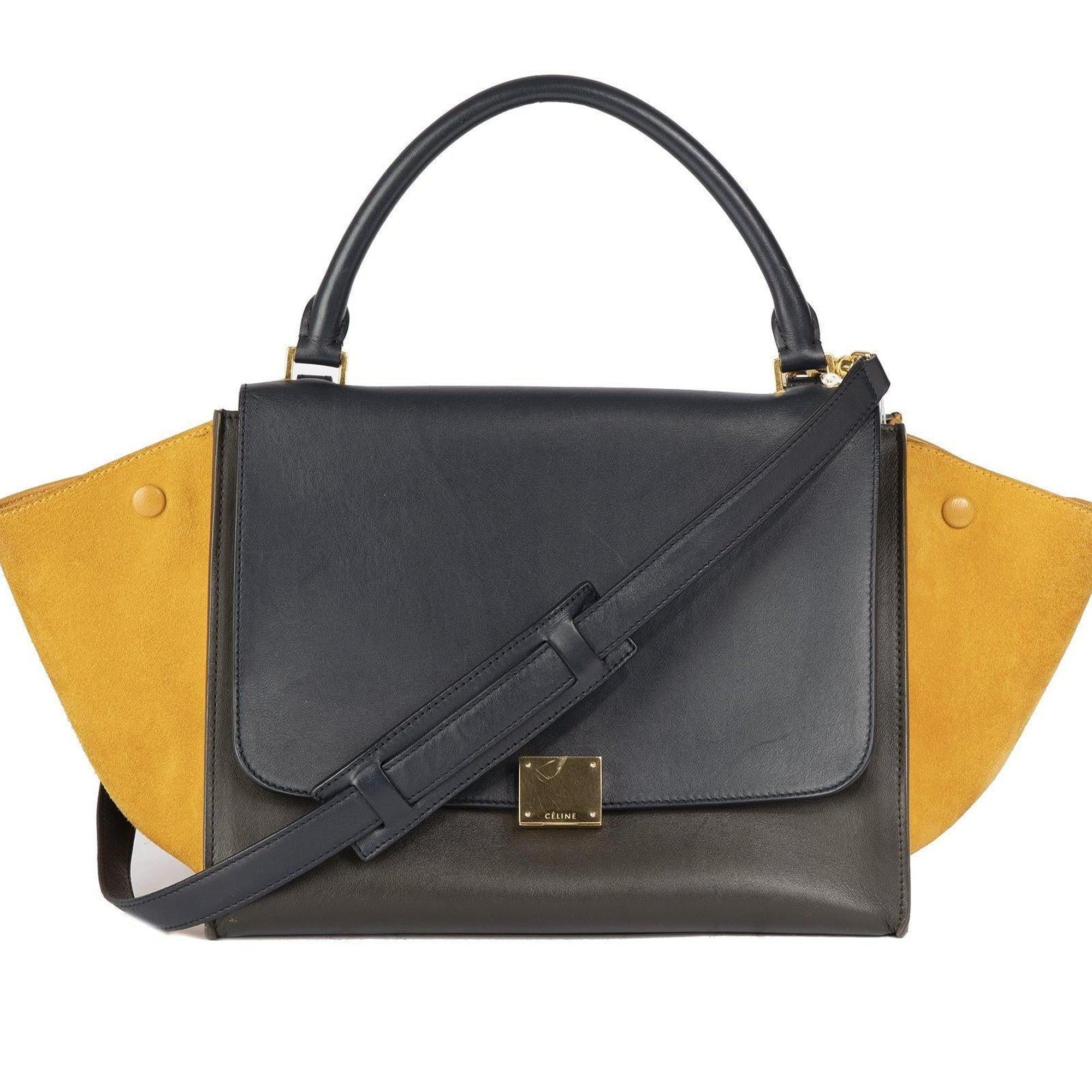 Celine Medium Tricolor Trapeze Bag