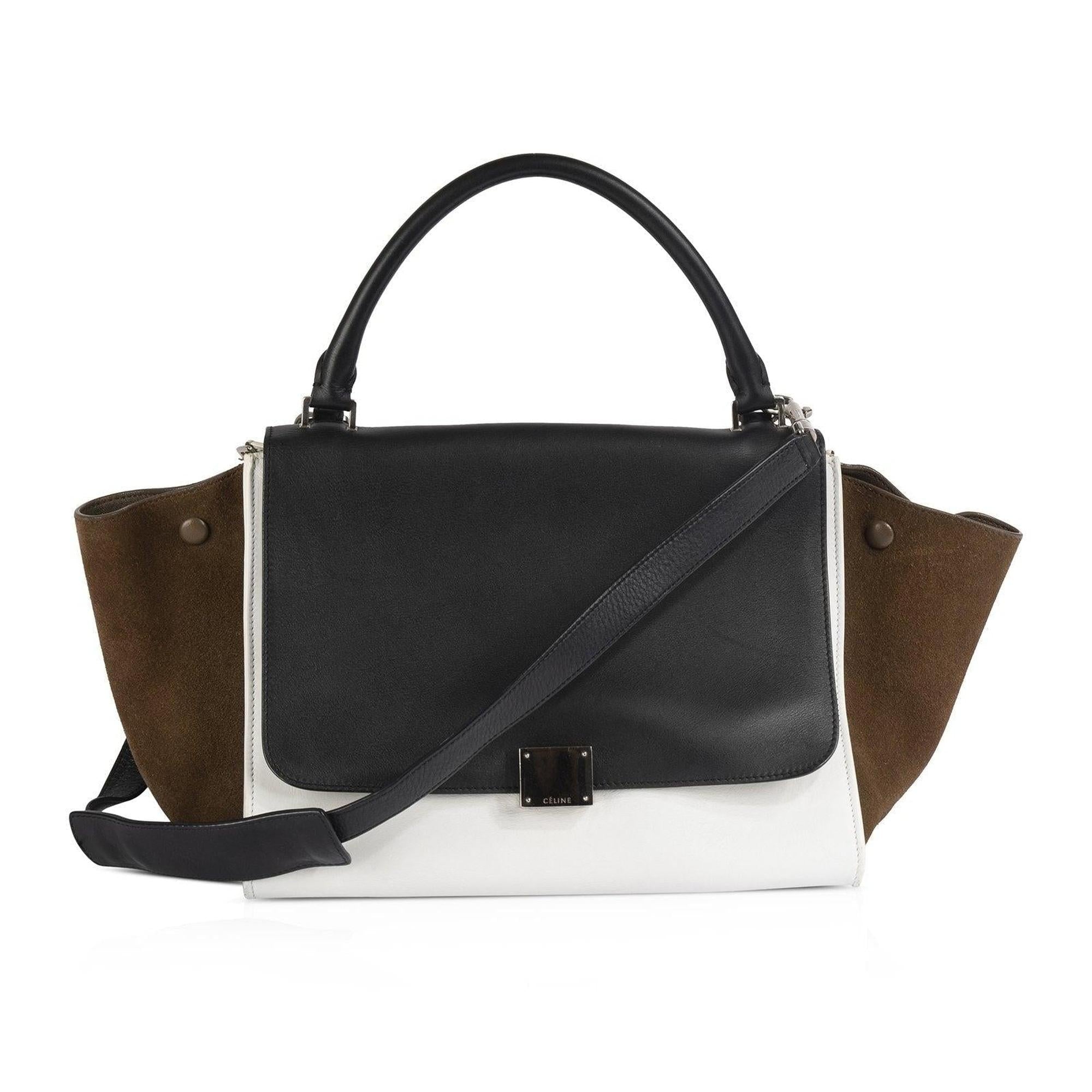 Celine Medium Tricolor Trapeze Bag