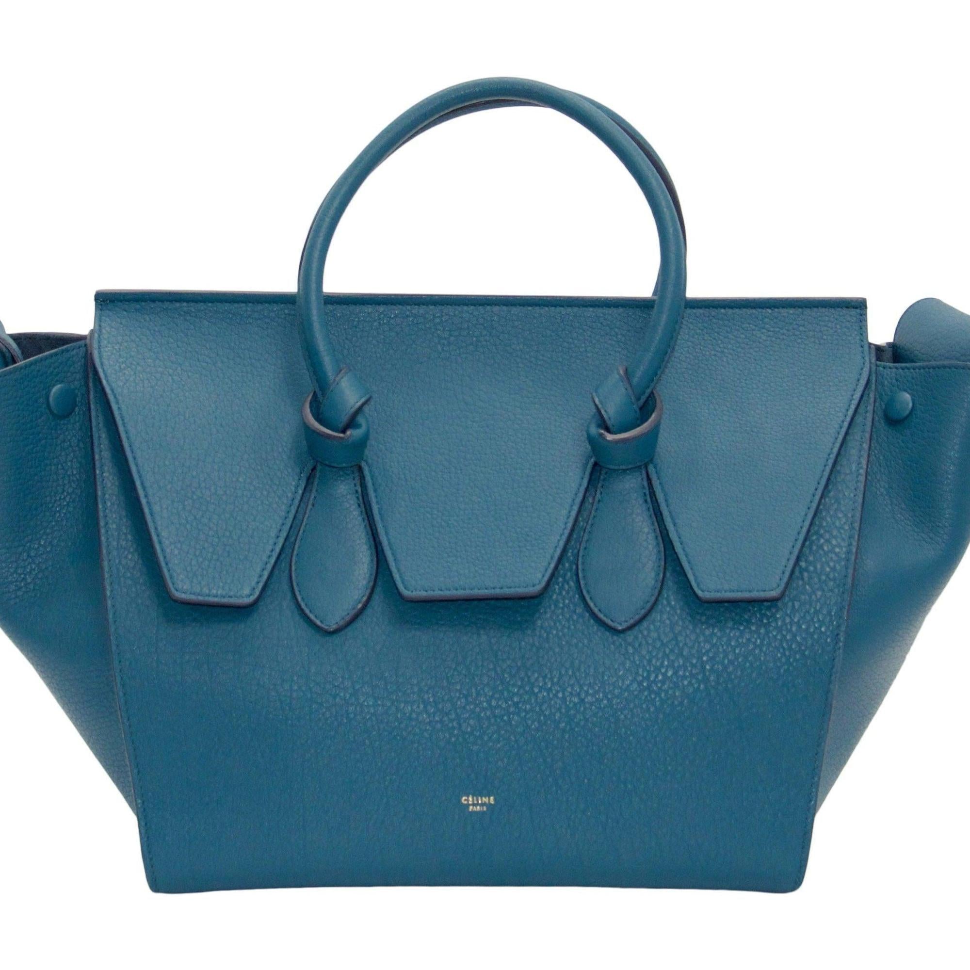 Celine Small Tie Tote w/ Pouch