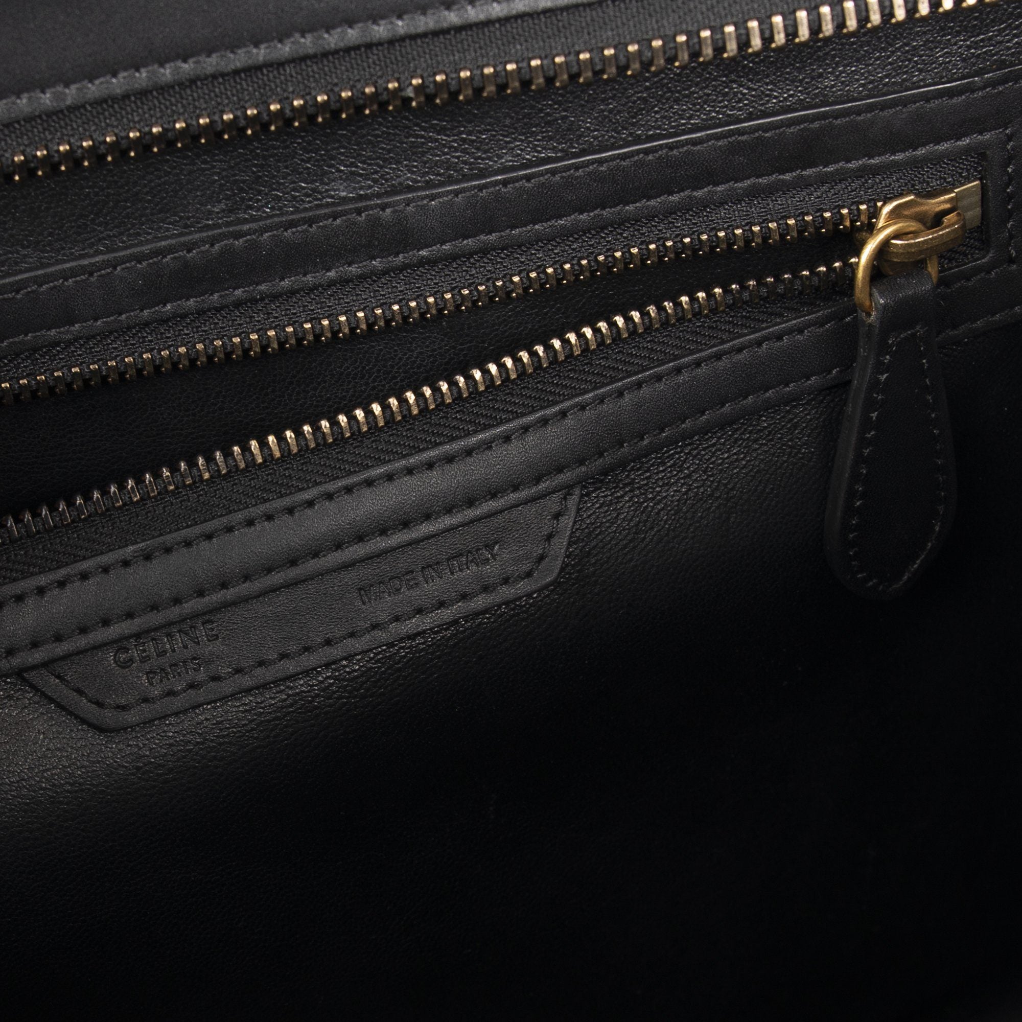 Celine Tricolor Mini Luggage Tote