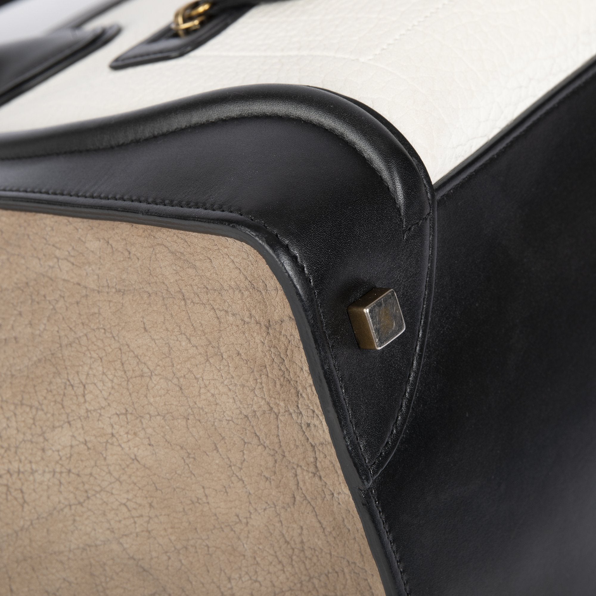 Celine Tricolor Mini Luggage Tote