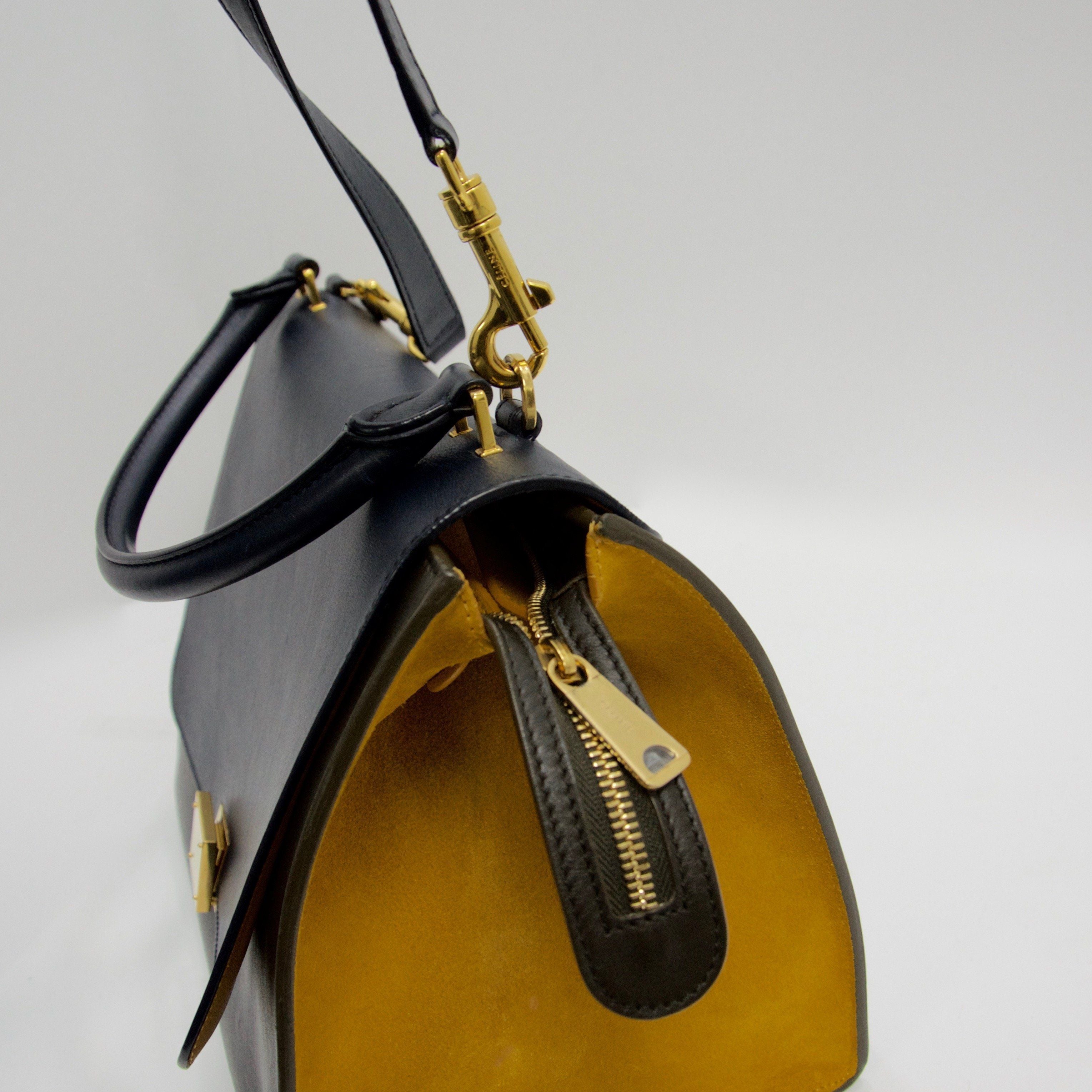 Celine Tricolour Medium Trapeze Bag