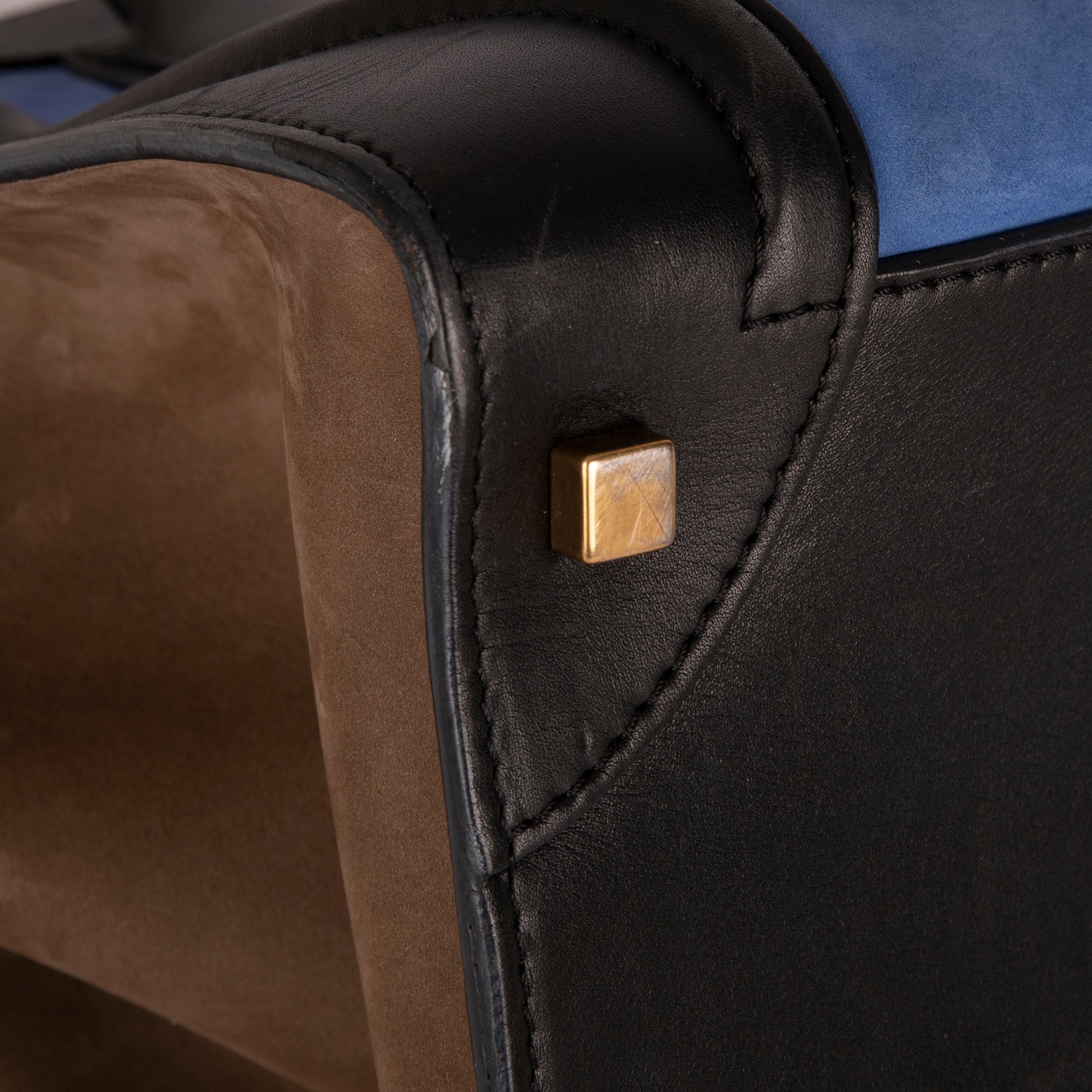 Celine Tricolour Mini Luggage Tote