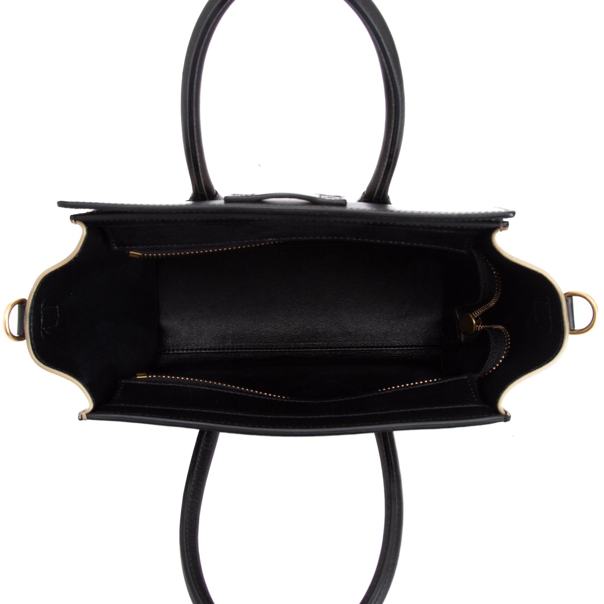 Celine Tricolour Nano Luggage Tote w/ Strap