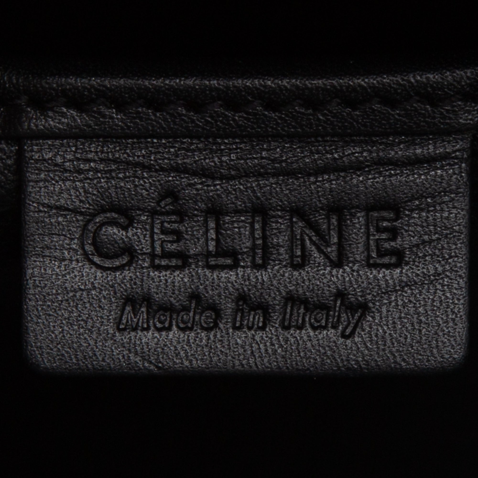 Celine Tricolour Nano Luggage Tote w/ Strap