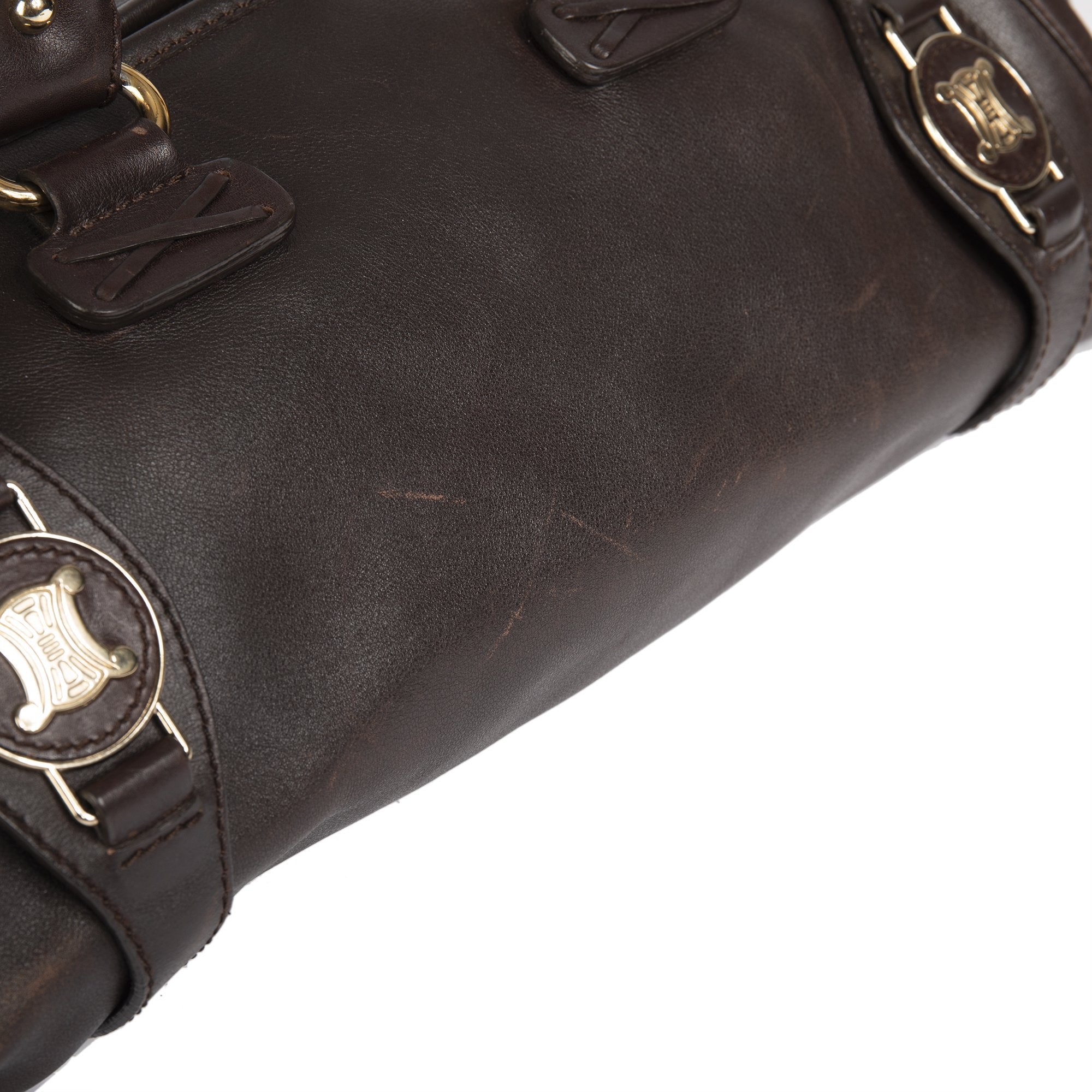 Celine Vintage Leather Shoulder Bag – OLIVER'S