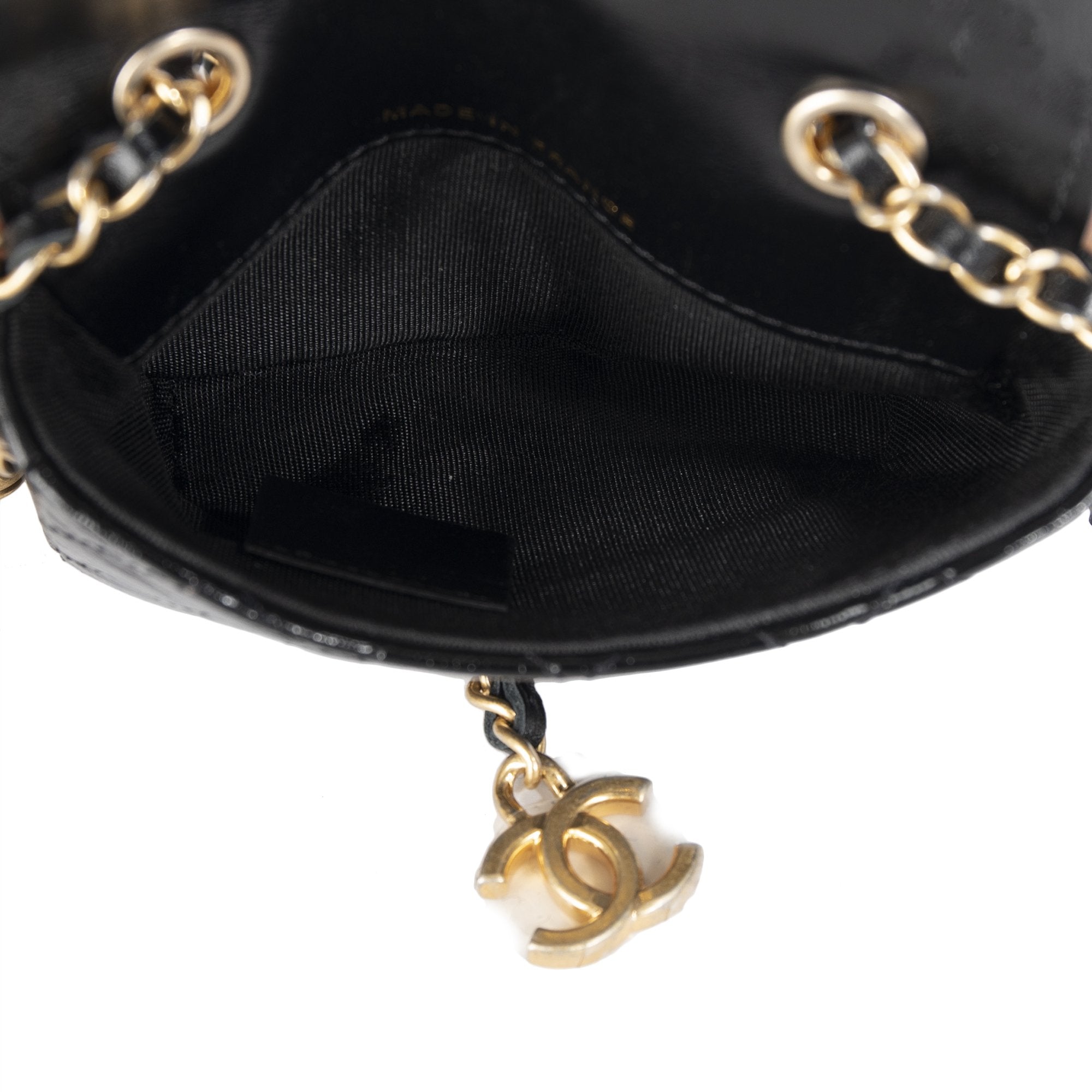 Chanel 2020 Black Card Holder Belt Bag w/ Box