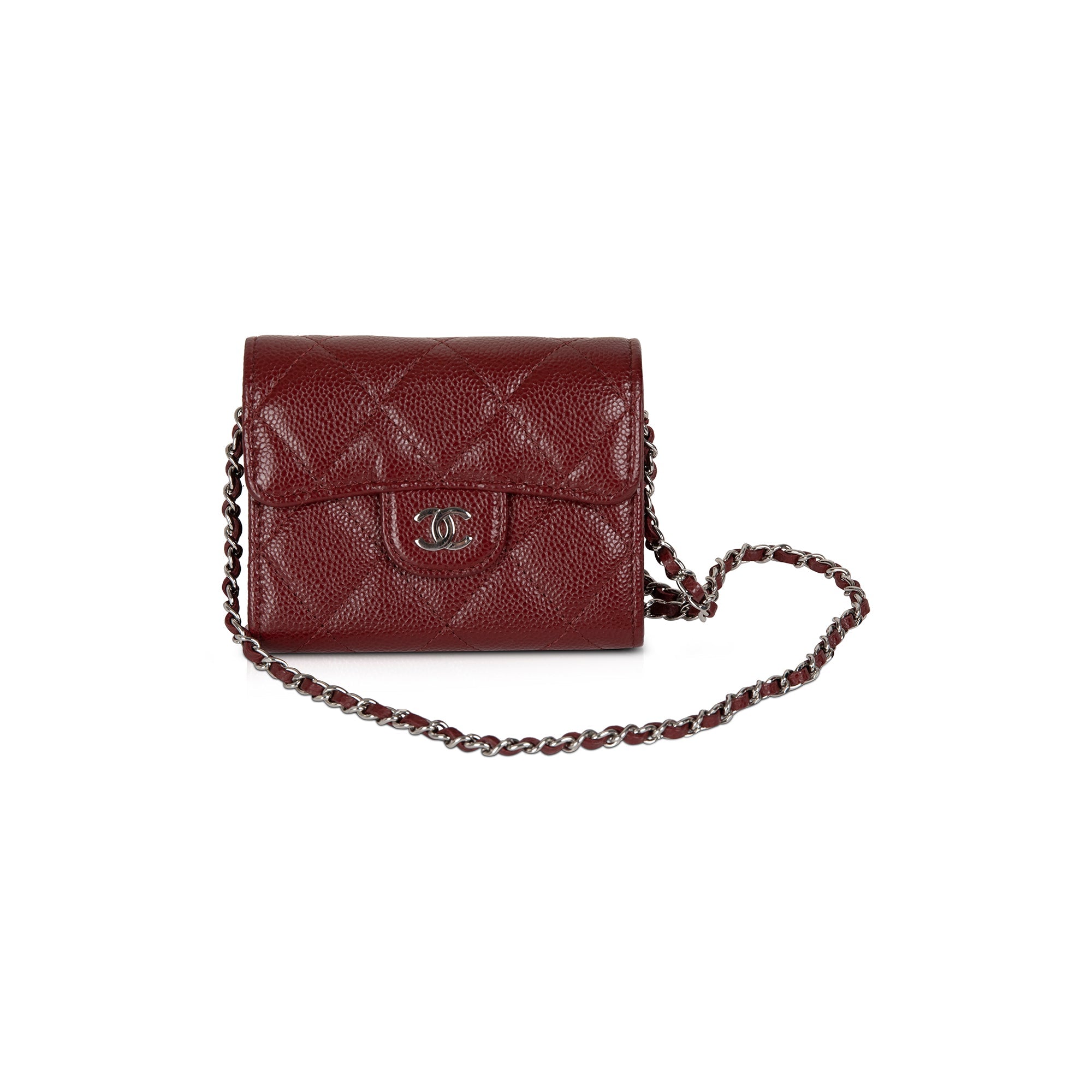 Chanel 2020 Classic Flap Card Holder on Chain