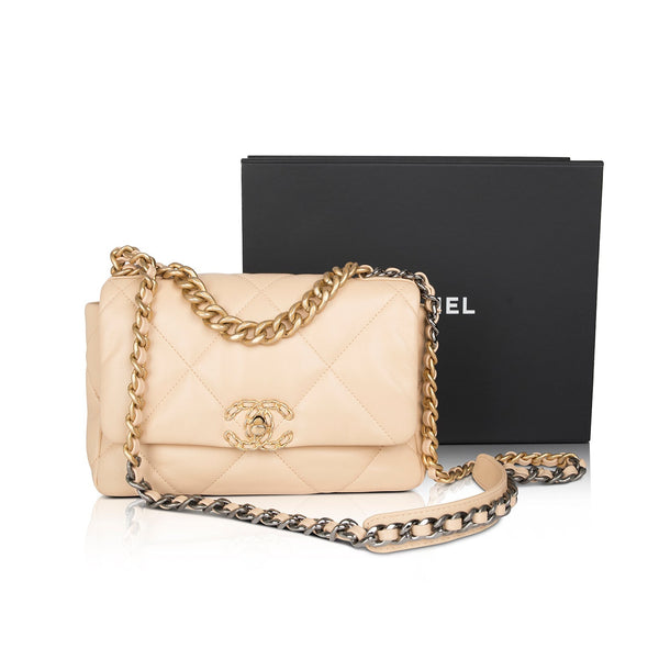 Chanel 2020 Medium 19 Flap Bag w/ Box & Authenticity Card – Oliver