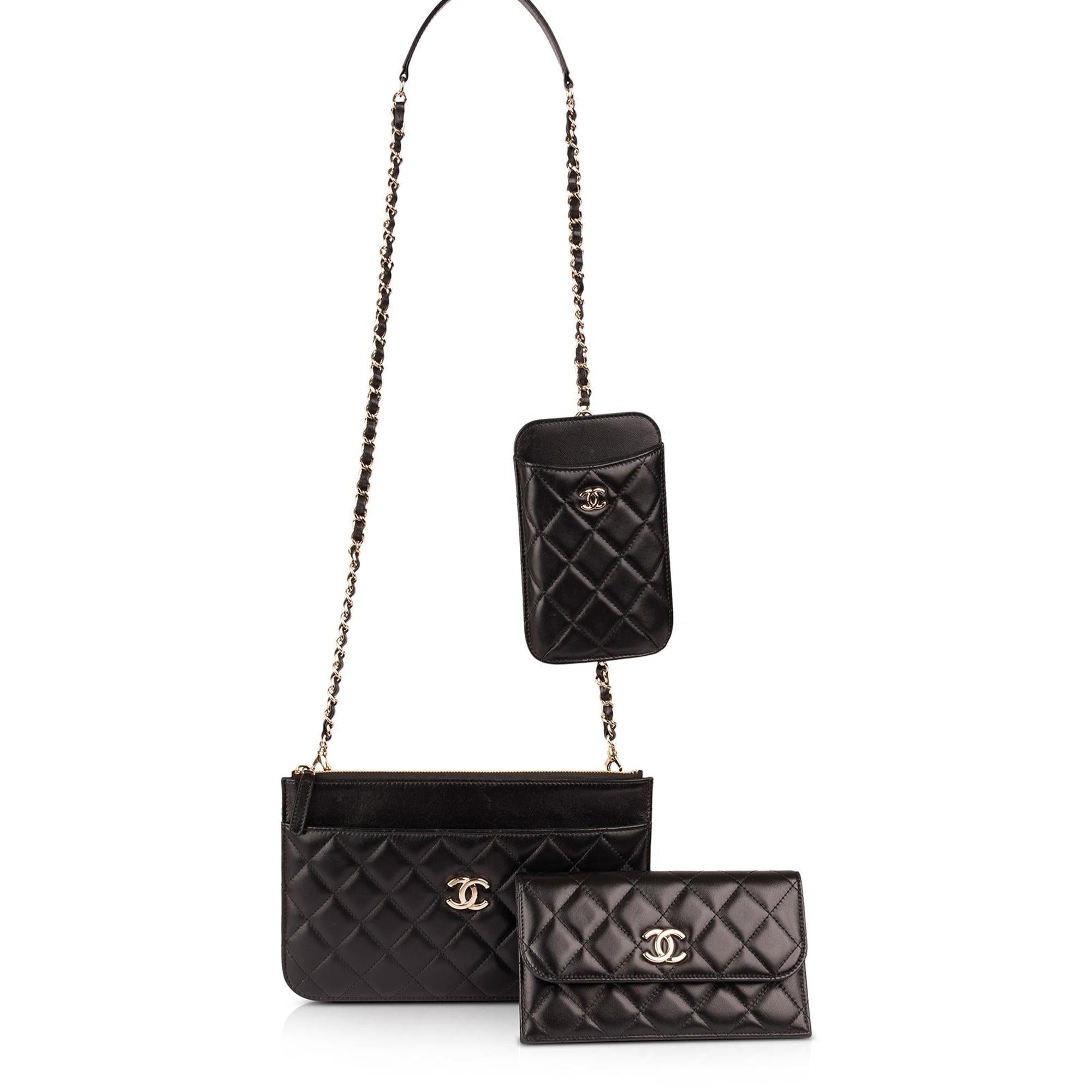 Chanel 2020 Multi-Pochette w/ Box, Receipt & Authenticity Card