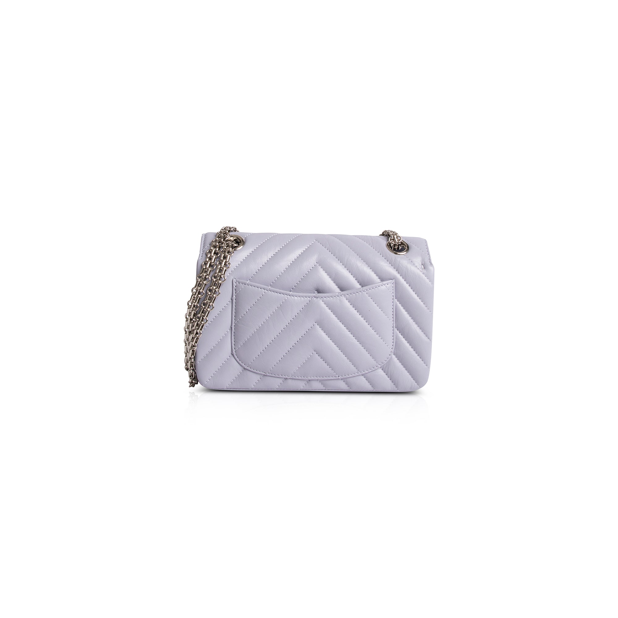 Chanel 2021 Chevron Mini Reissue 2.55 Flap Bag w/ Box