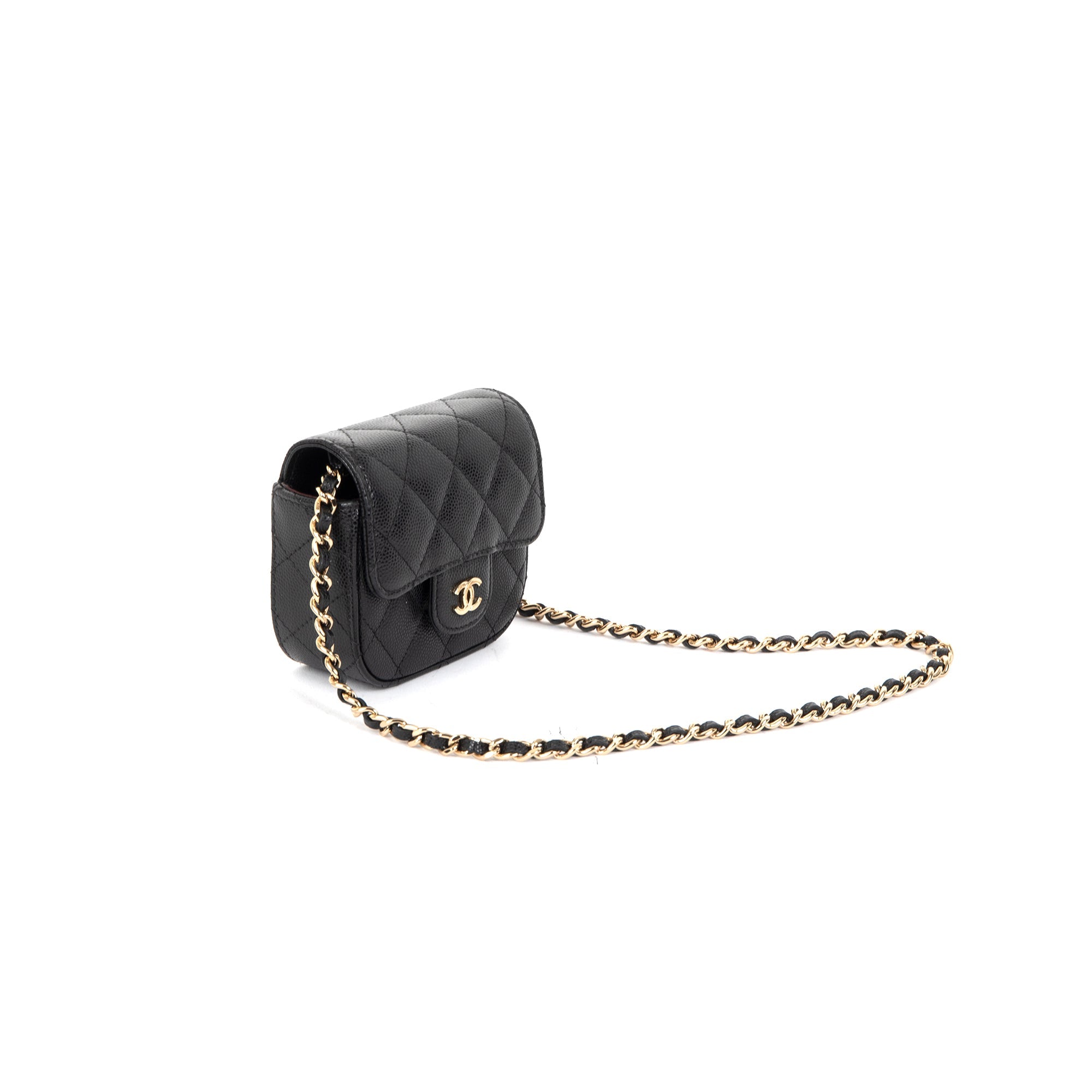 Chanel 2021 Mini Classic Clutch with Chain w/ Box & Authenticity – Oliver  Jewellery