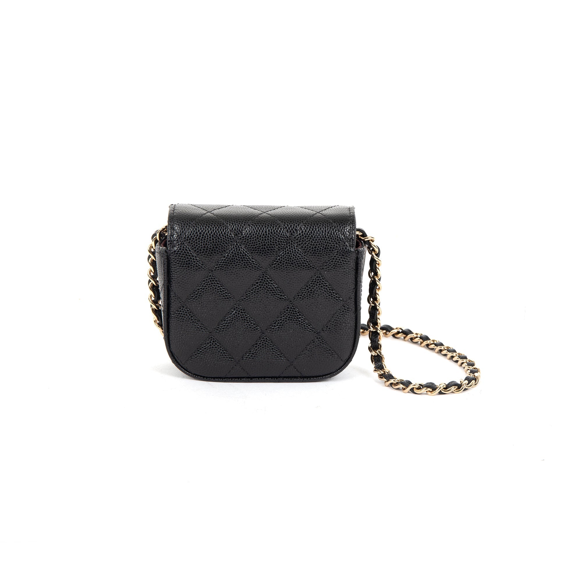 Chanel 2021 Mini Classic Clutch with Chain w/ Box & Authenticity