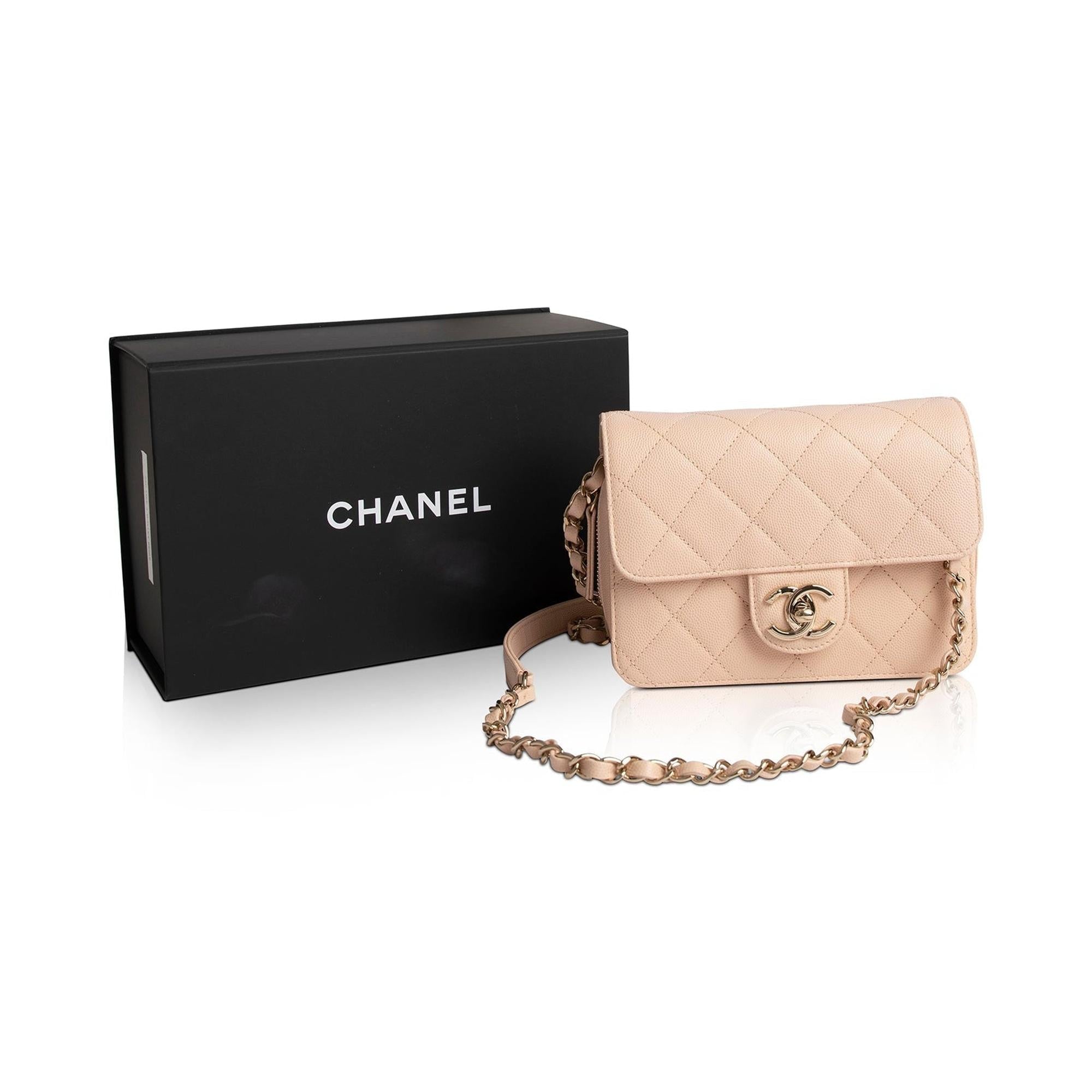Chanel 2021 Mini Like A Wallet Flap Bag w/ Box