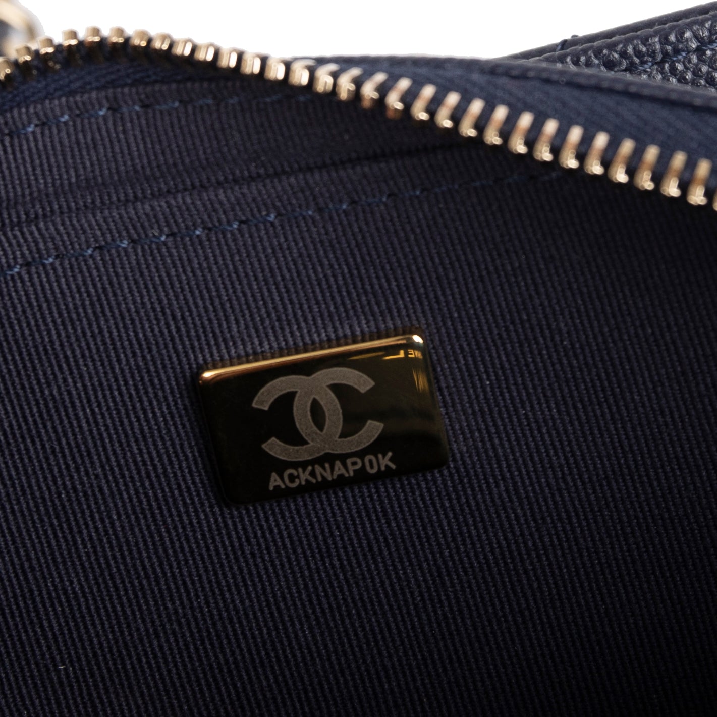 Chanel 2021 Navy Like A Wallet Flap Bag w/ Box