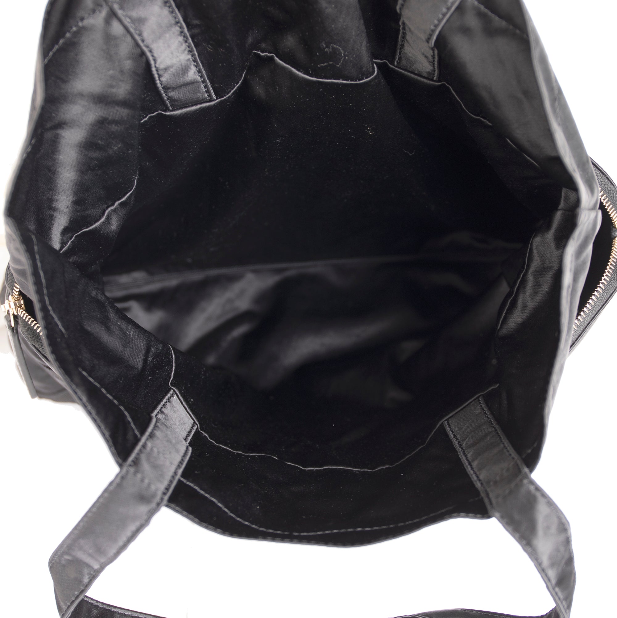 Chanel 2021 Nylon Grosgrain Lifestyle Pouch with Foldable Tote Bag