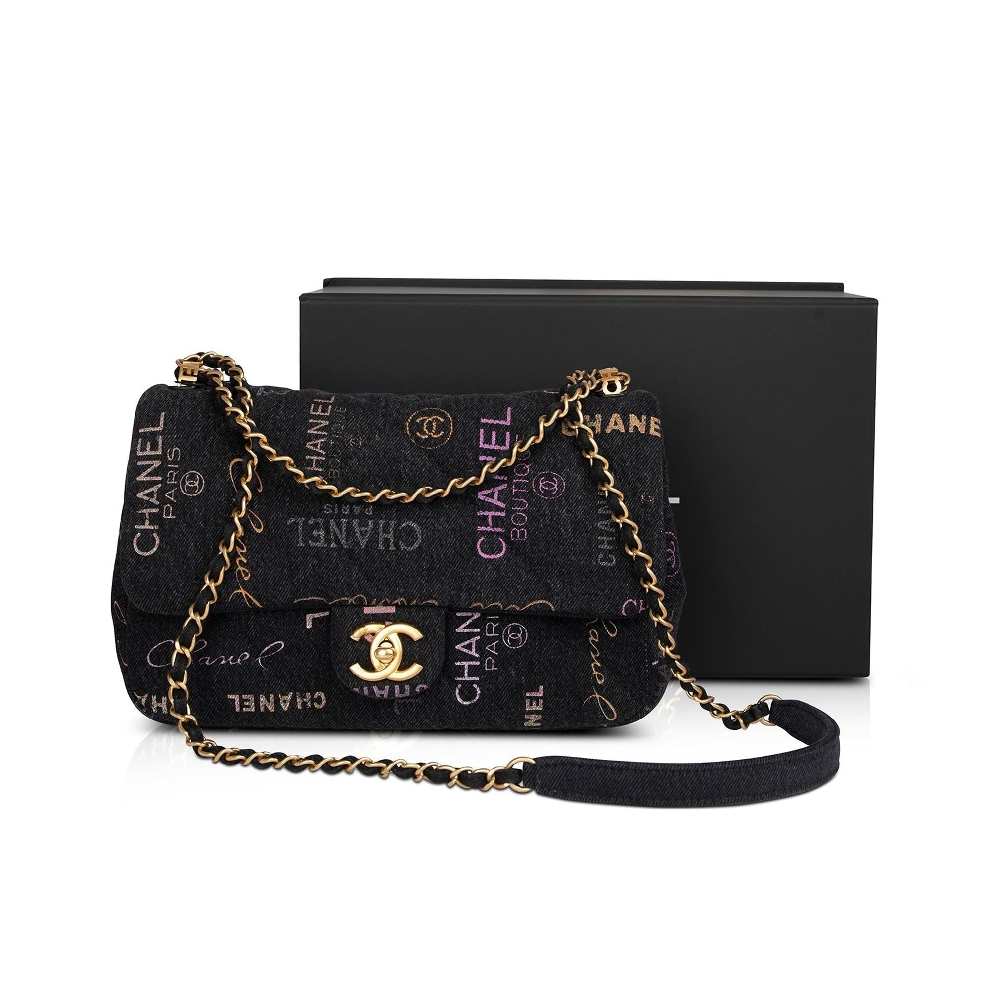 Chanel 2022 Denim Mood Medium Flap Bag w/ Box