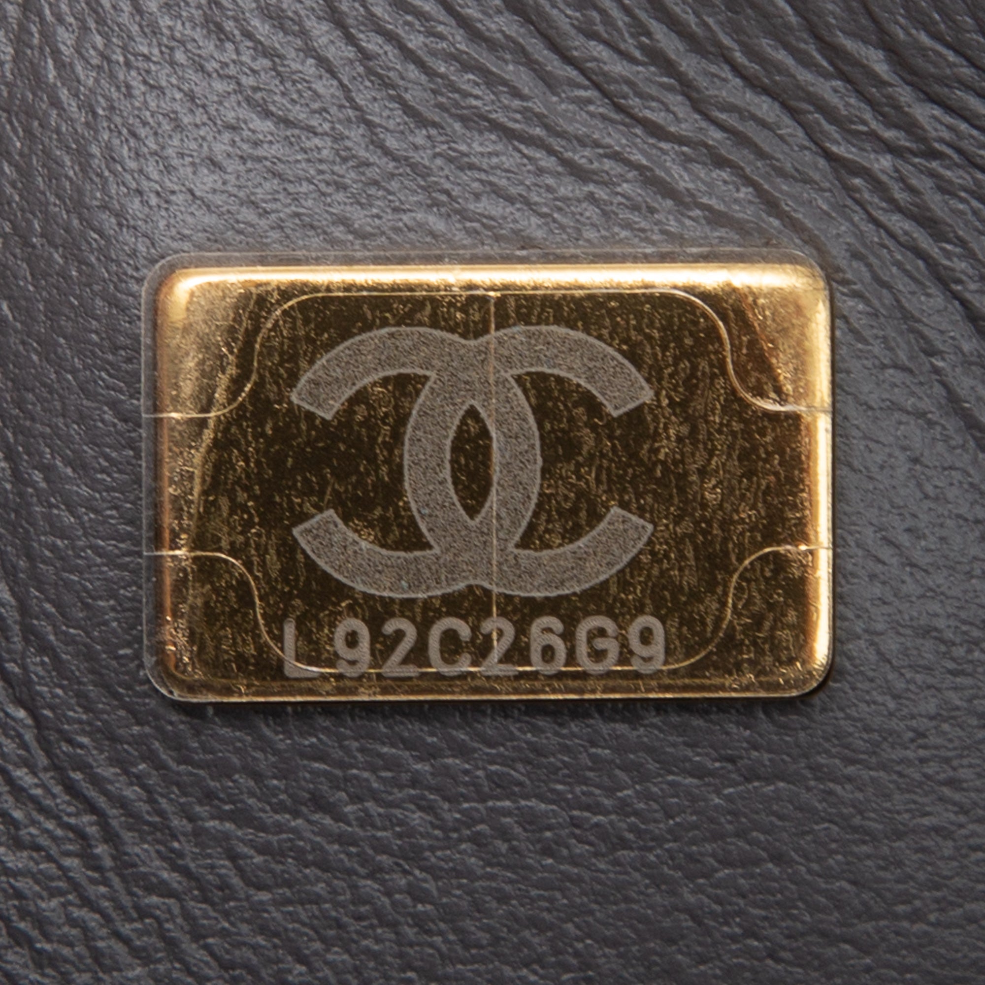 Chanel 2022 Grey Lambskin Quilted Mini Top Handle Rectangular Flap Bag w/ Box