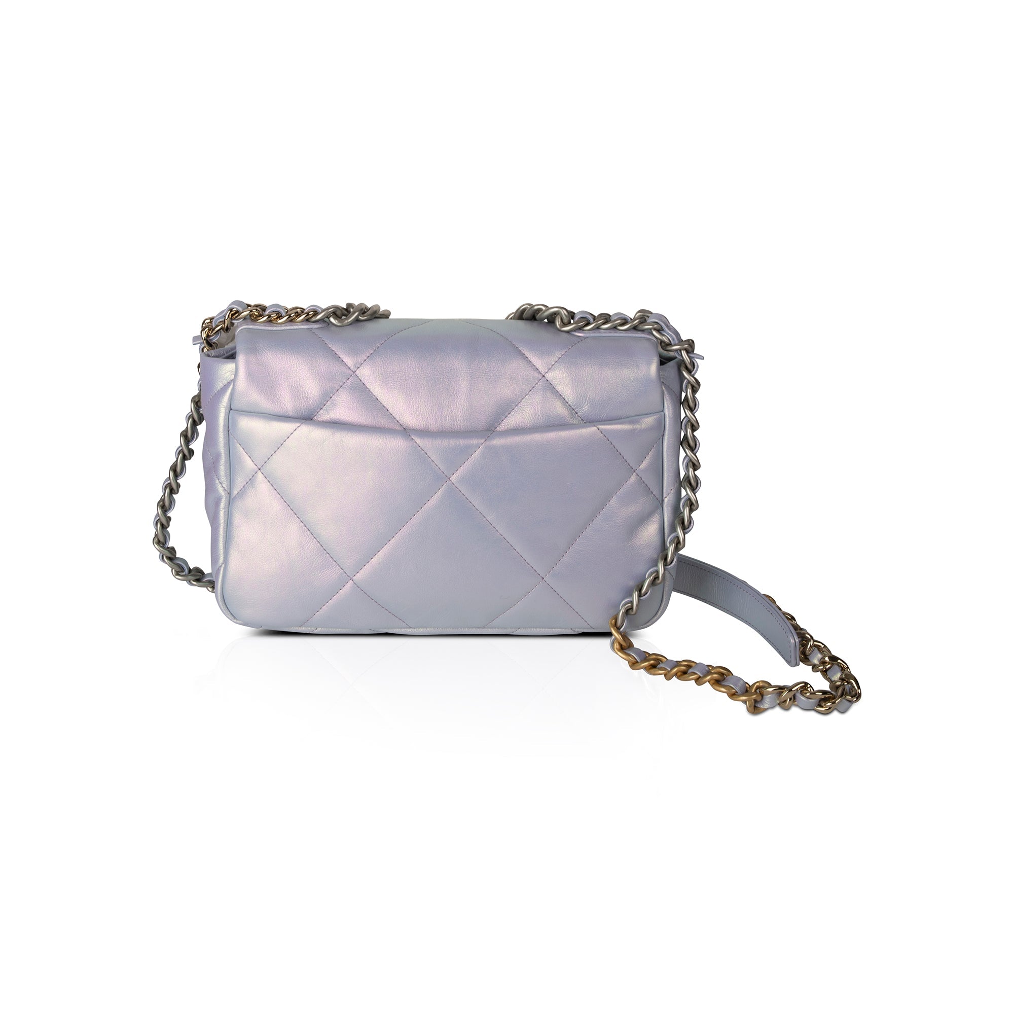 Chanel 2022 Iridescent Medium 19 Flap Bag w/ Box