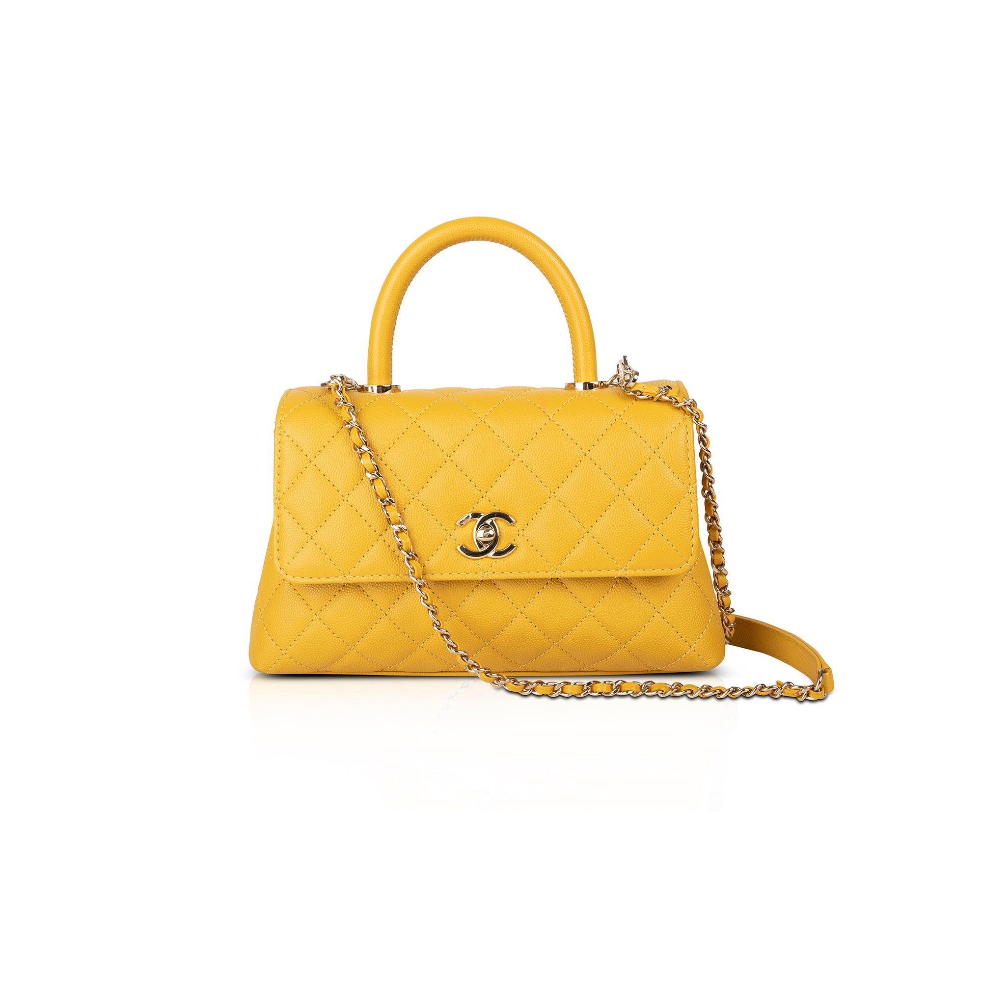 Chanel 2022 Small Coco Handle Bag w/ Box & Receipt