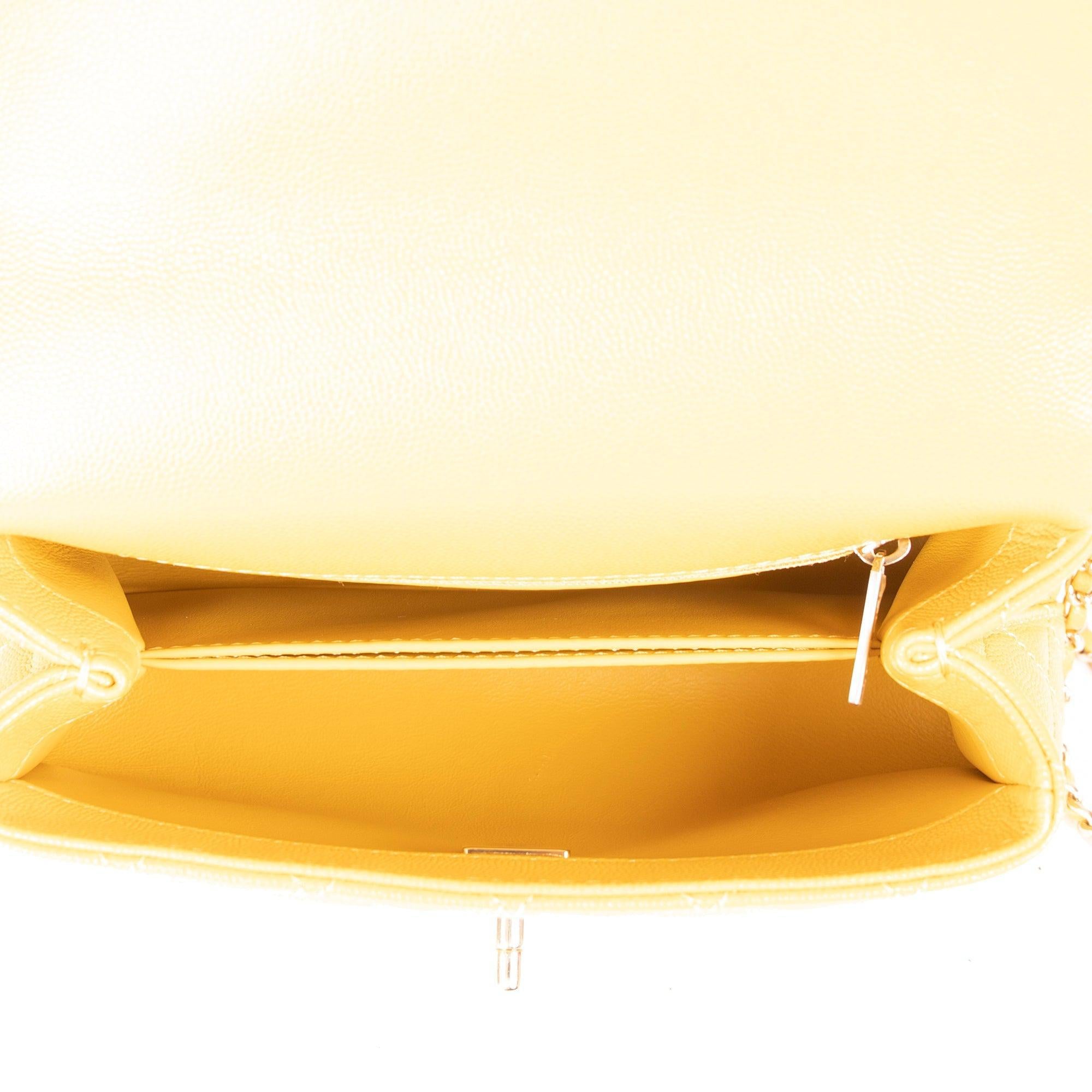 Chanel 2022 Small Coco Handle Bag w/ Box & Receipt