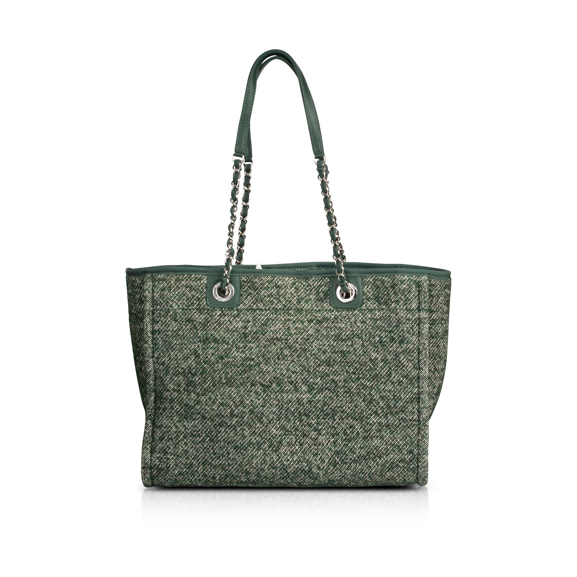 Chanel 2022 Tweed Small Deauville Tote w/ Box