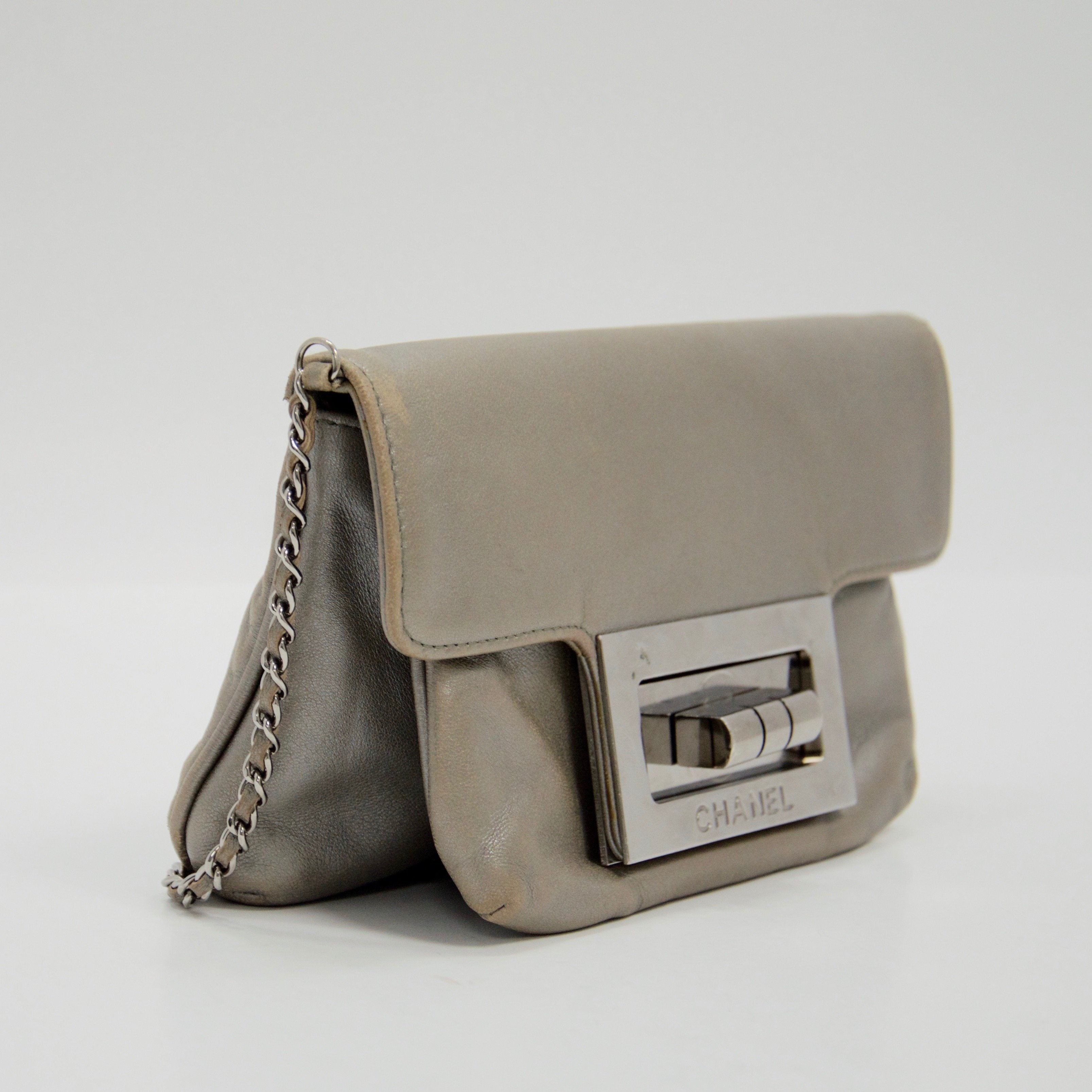 Chanel 2.55 Reissue Mademoiselle Giant Turn Lock Crossbody Bag