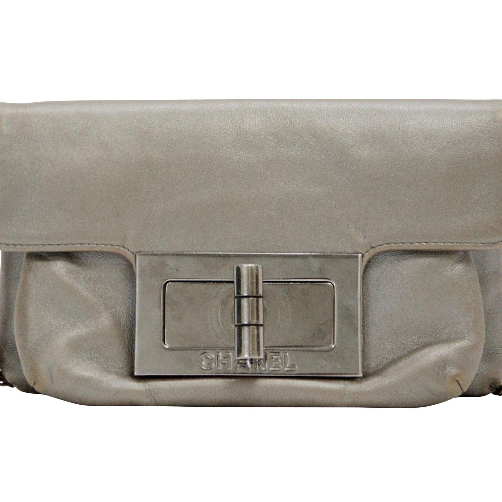 Chanel 2.55 Reissue Mademoiselle Giant Turn Lock Crossbody Bag