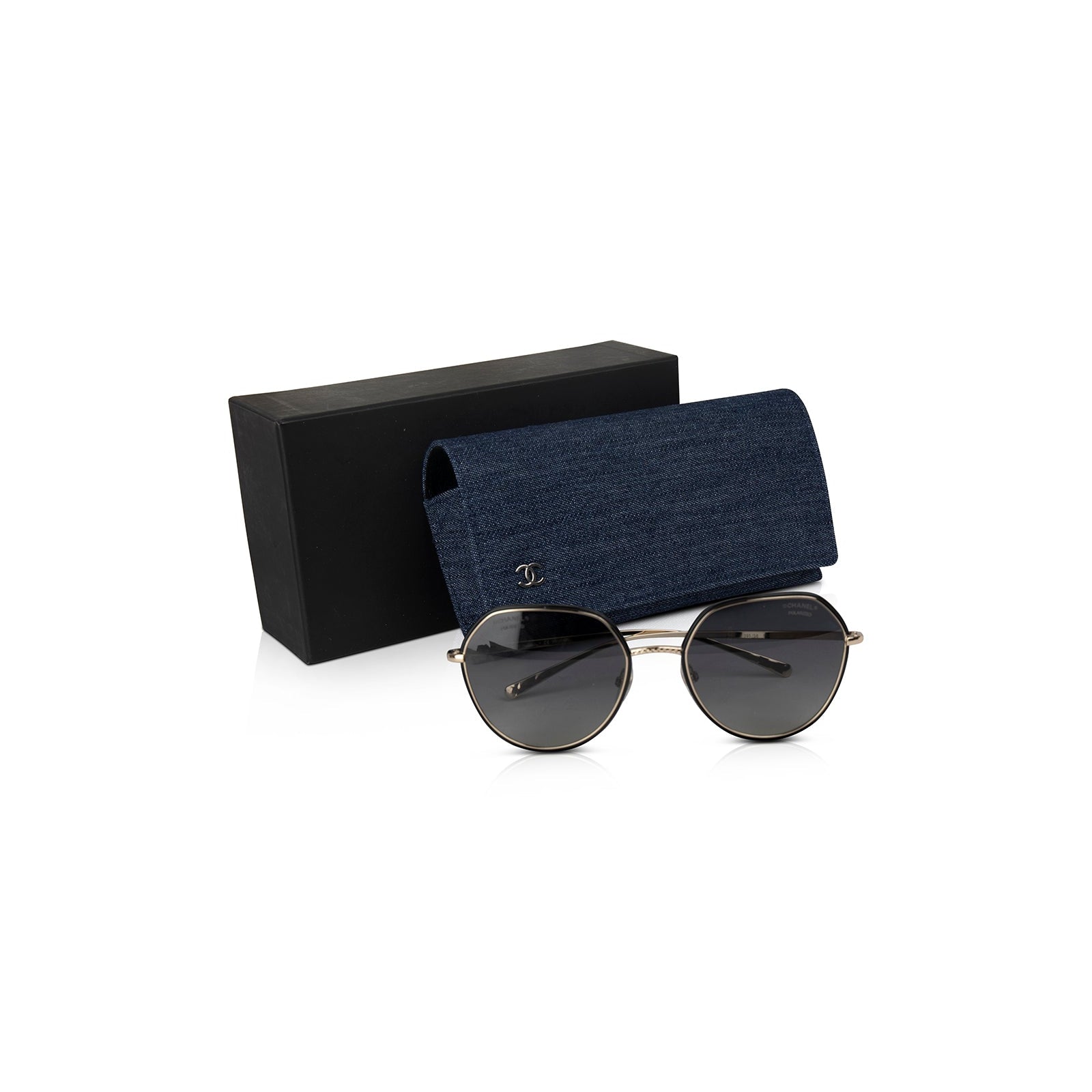 Chanel 4251-J Sunglasses w/ Box & Denim Case – Oliver Jewellery