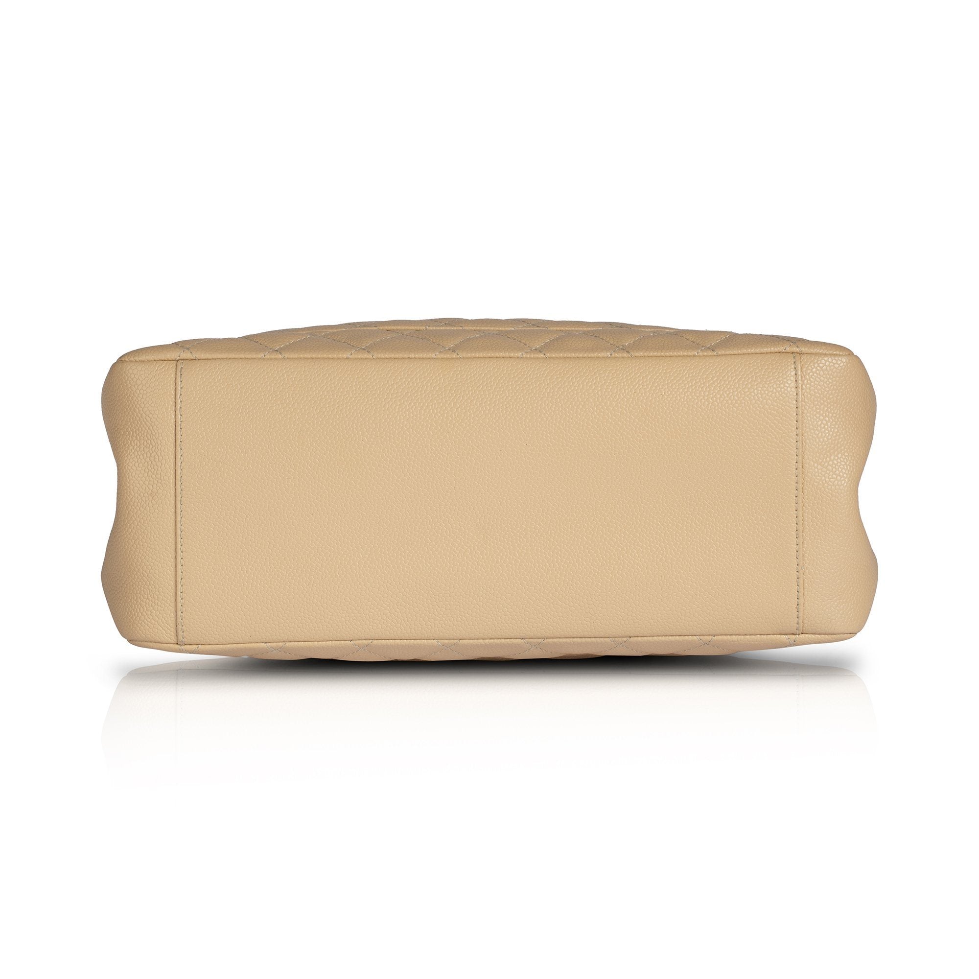 Chanel Beige Caviar Leather Grand Shopping Tote (GST)