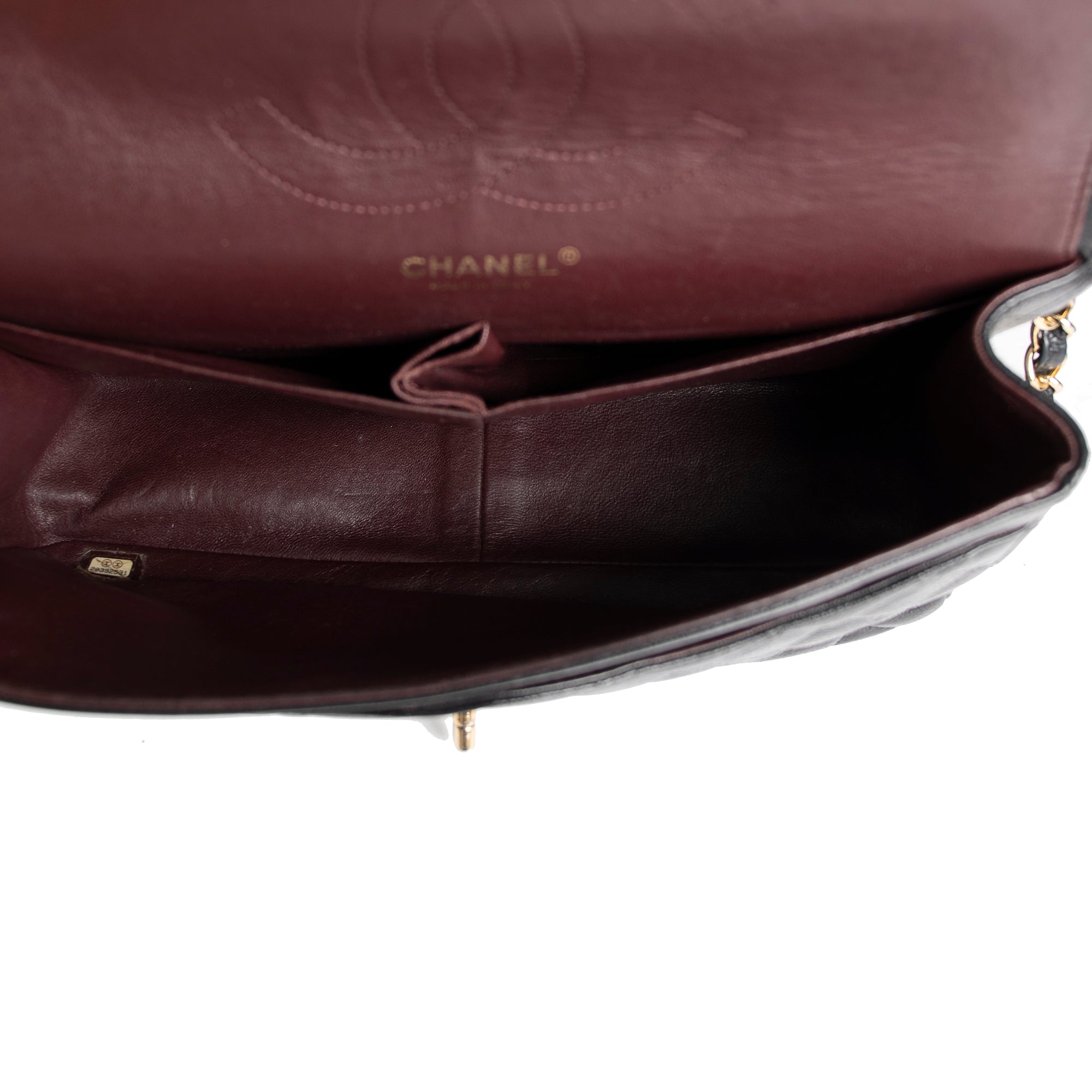 Chanel Black Caviar Classic Jumbo Double Flap Bag w/ Box & Authenticity Card