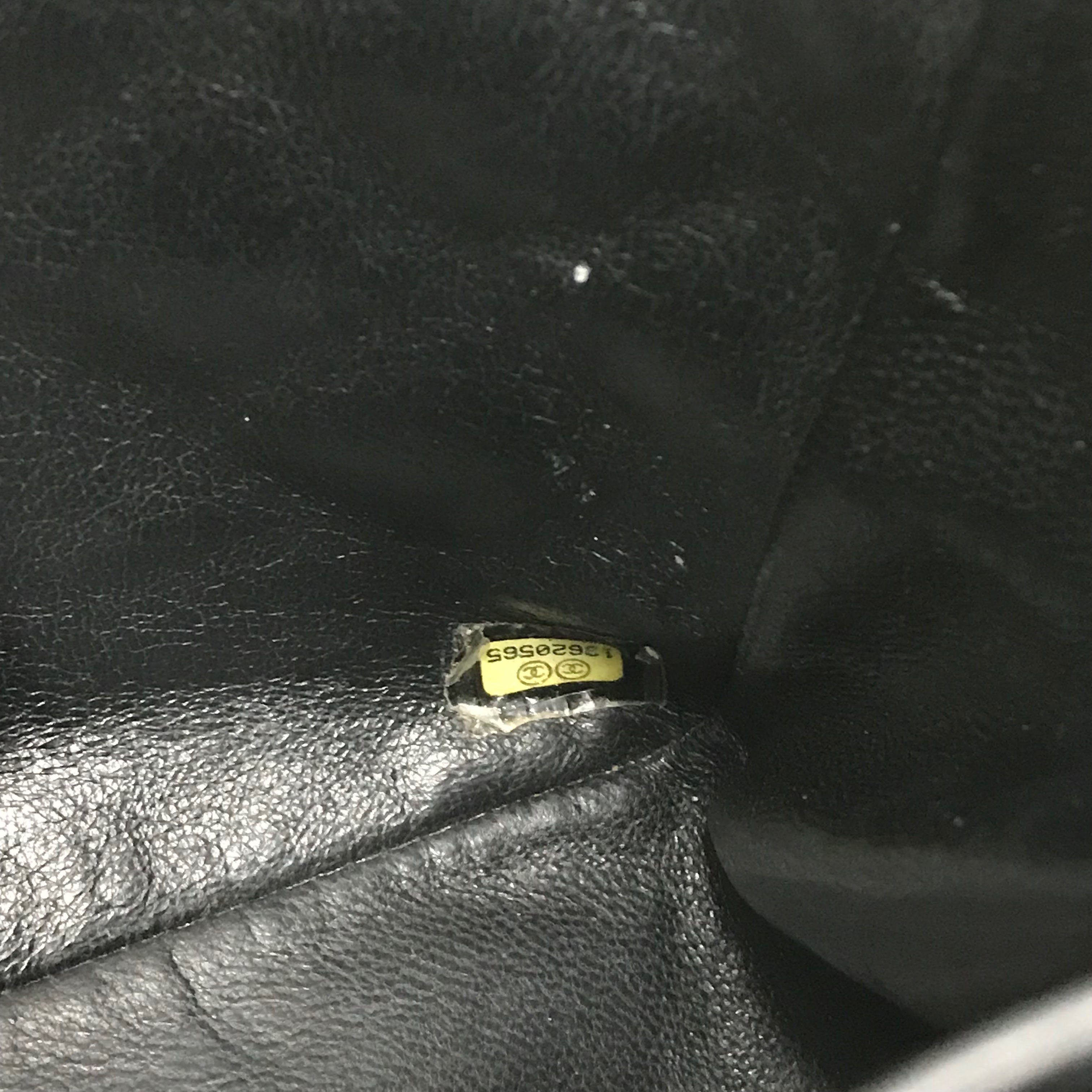 Chanel Black Caviar Classic Jumbo Single Flap Bag