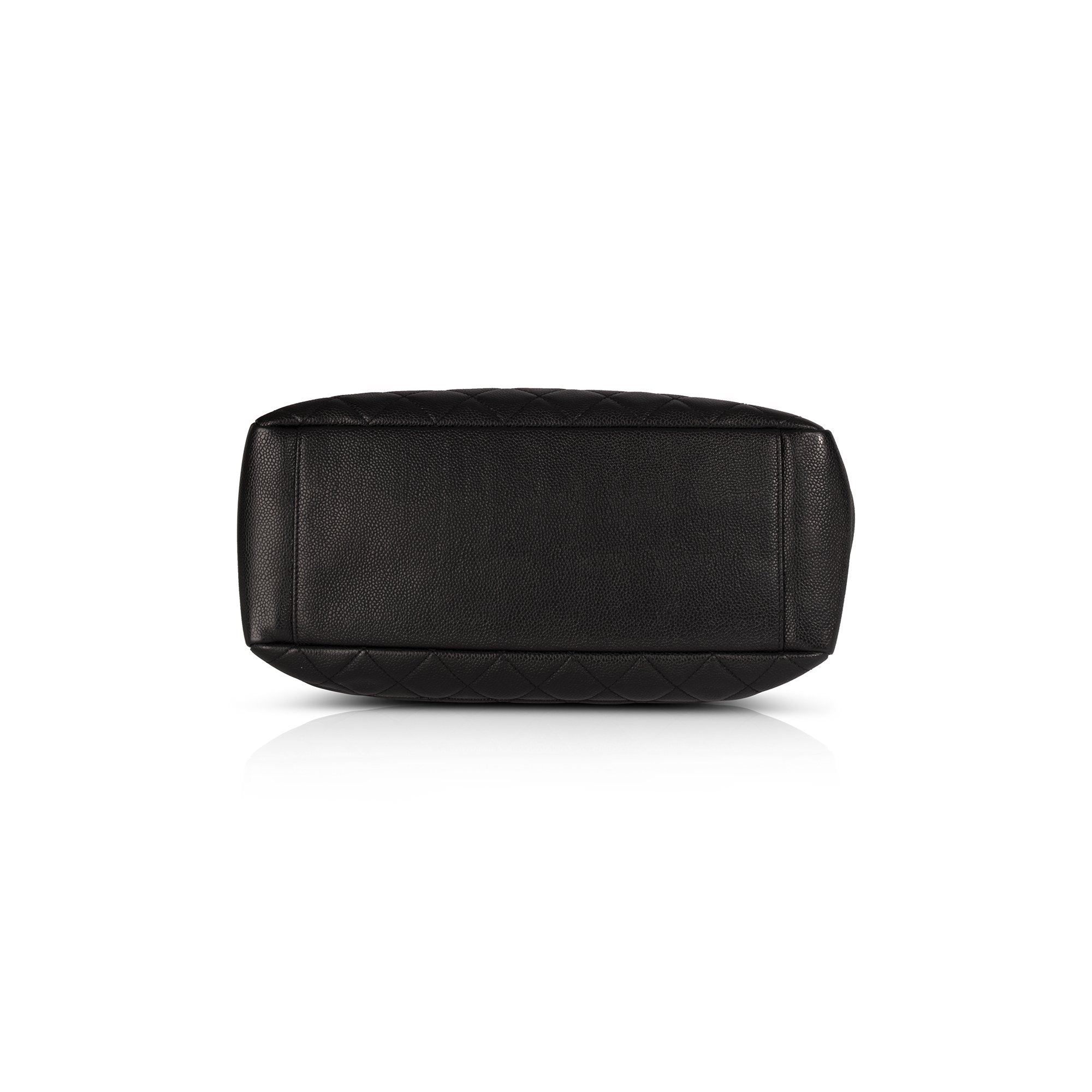 Chanel Black Caviar Leather Grand Shopping Tote (GST)