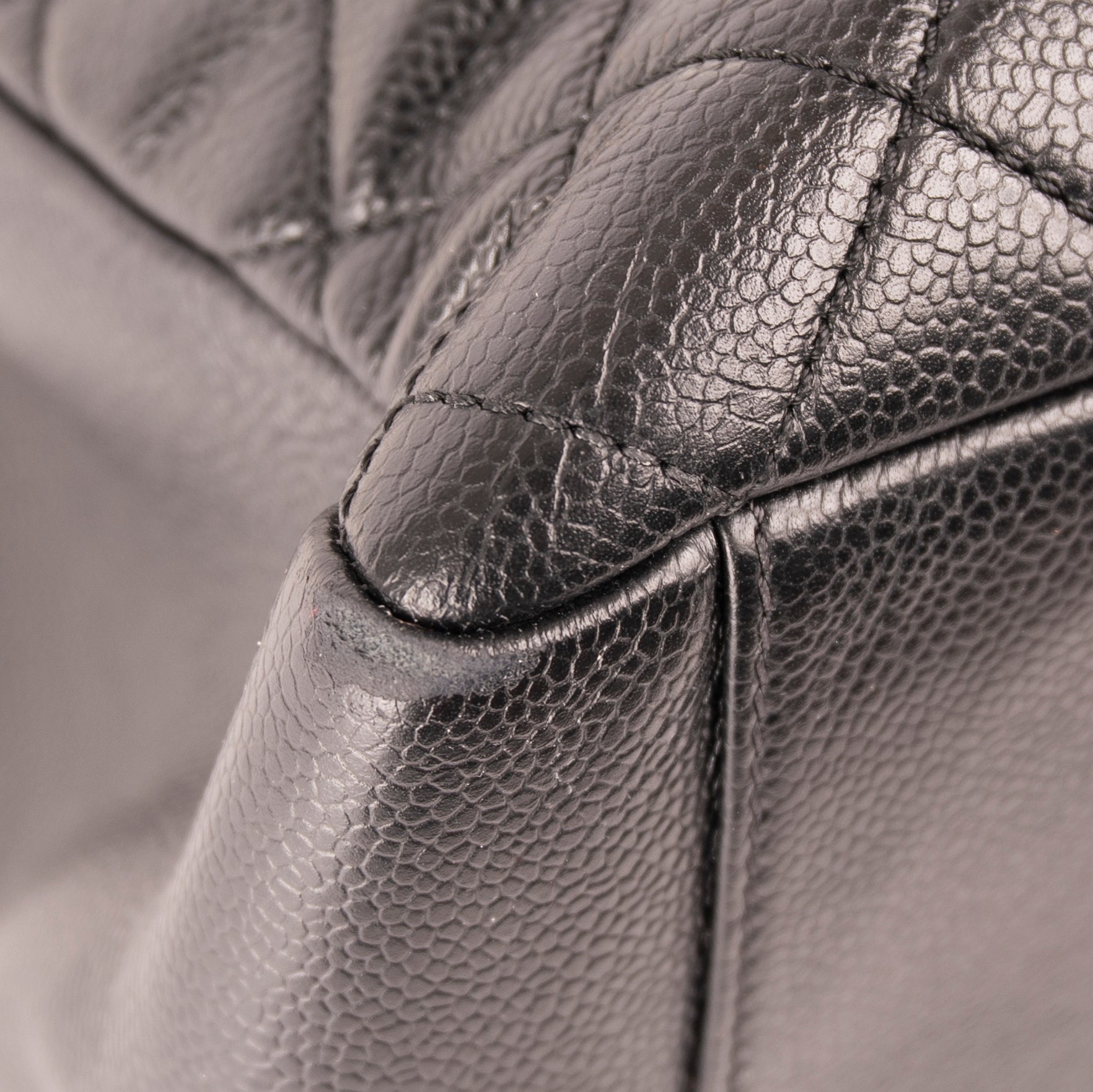 Chanel Black Caviar Leather Grand Shopping Tote (GST)