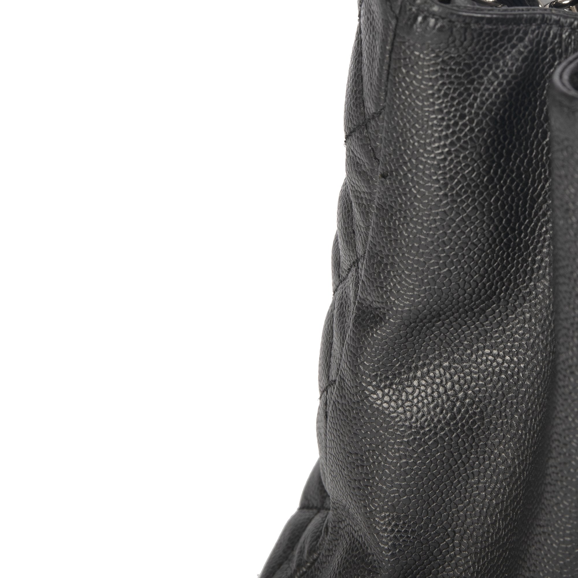 Chanel Black Caviar Leather Grand Shopping Tote (GST)