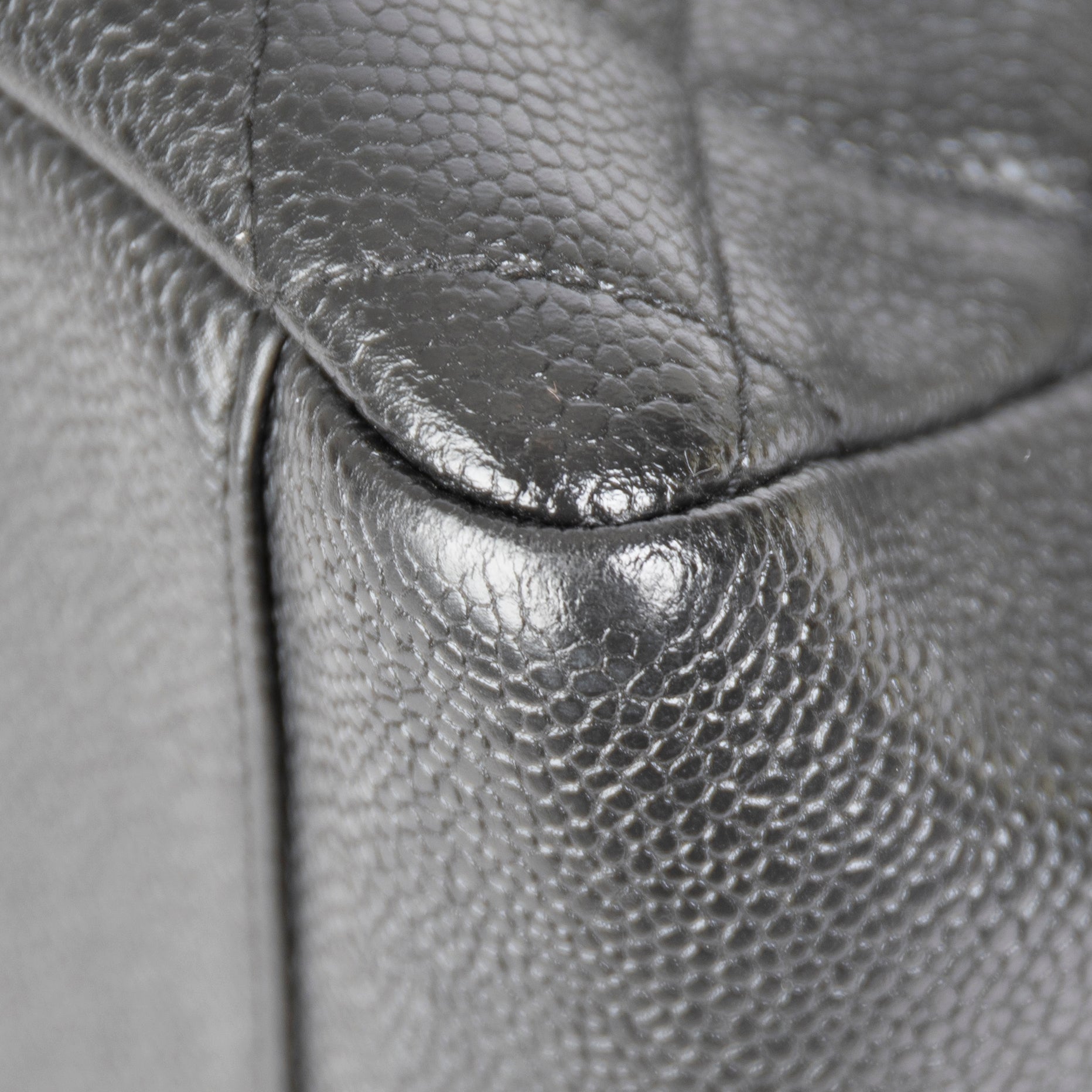 Chanel Black Caviar Leather Grand Shopping Tote (GST)